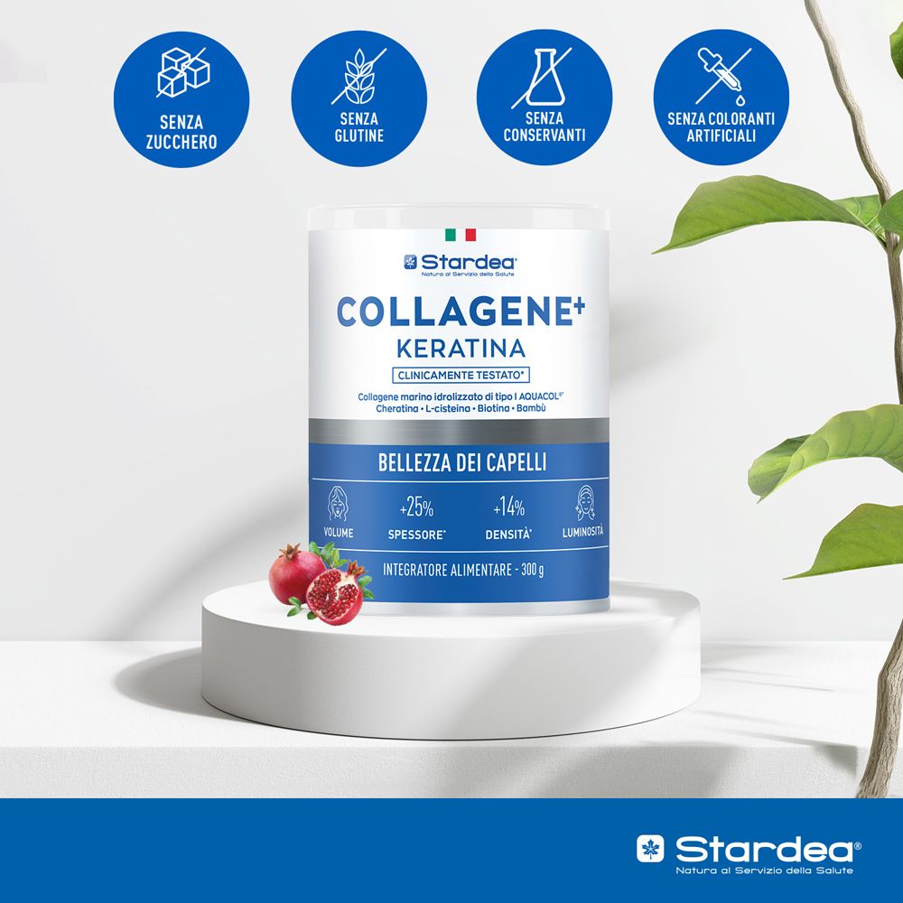 Stardea Collagene + Keratina Polvere - Per la Salute Dei Capelli