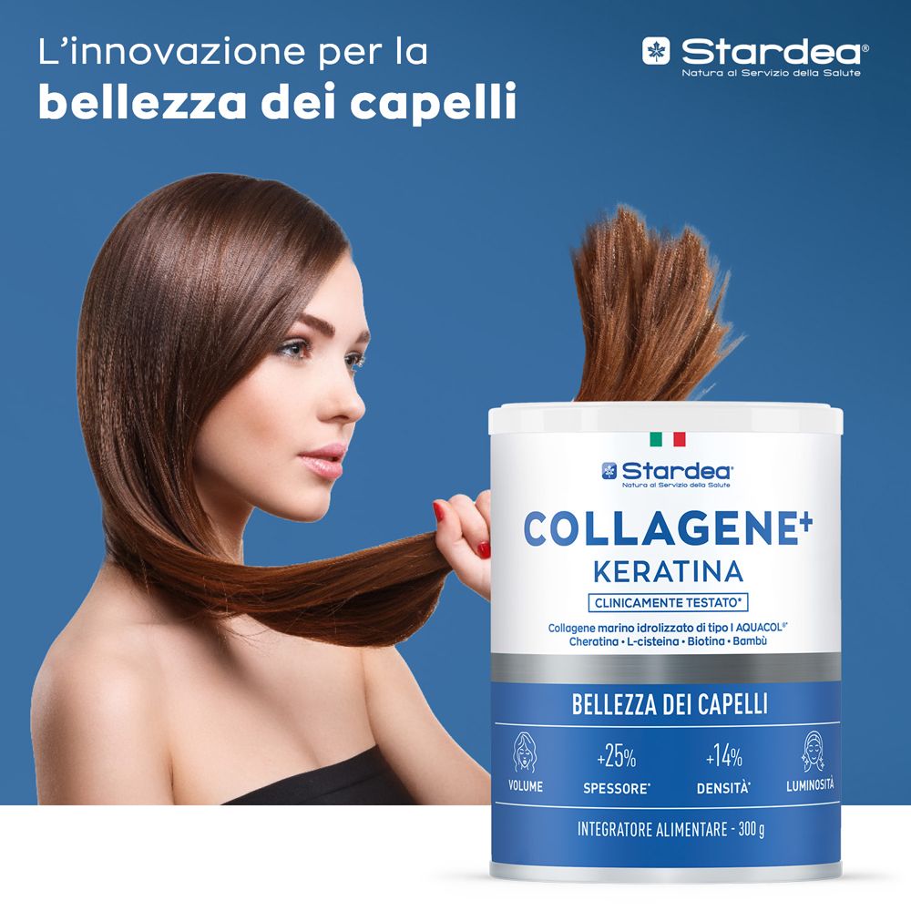 Stardea Collagene + Keratina Polvere - Per la Salute Dei Capelli