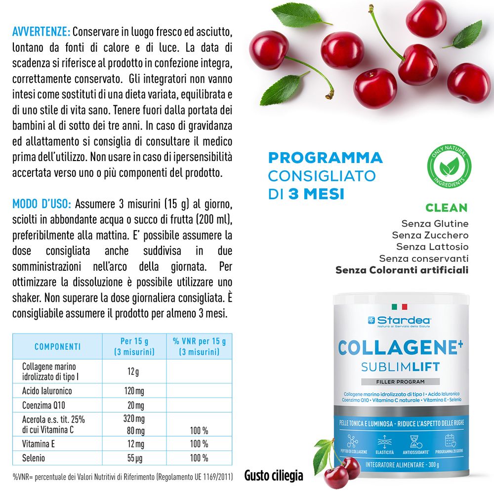 Stardea Collagene + Sublimlift Polvere a Base di Collagene Marino di Tipo 1 per La Bellezza della Pelle - risparmia il 10% con il codice: Stardea10