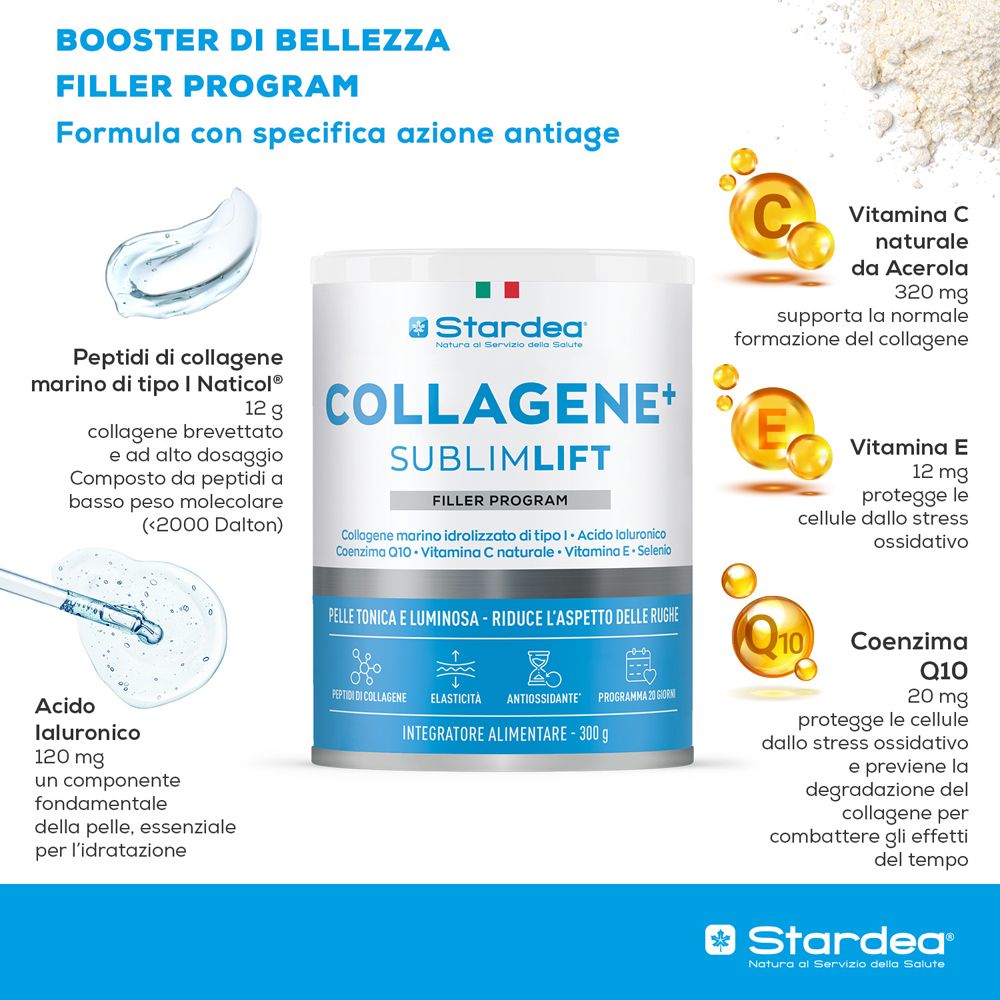 Stardea Collagene + Sublimlift Polvere a Base di Collagene Marino di Tipo 1 per La Bellezza della Pelle - risparmia il 10% con il codice: Stardea10