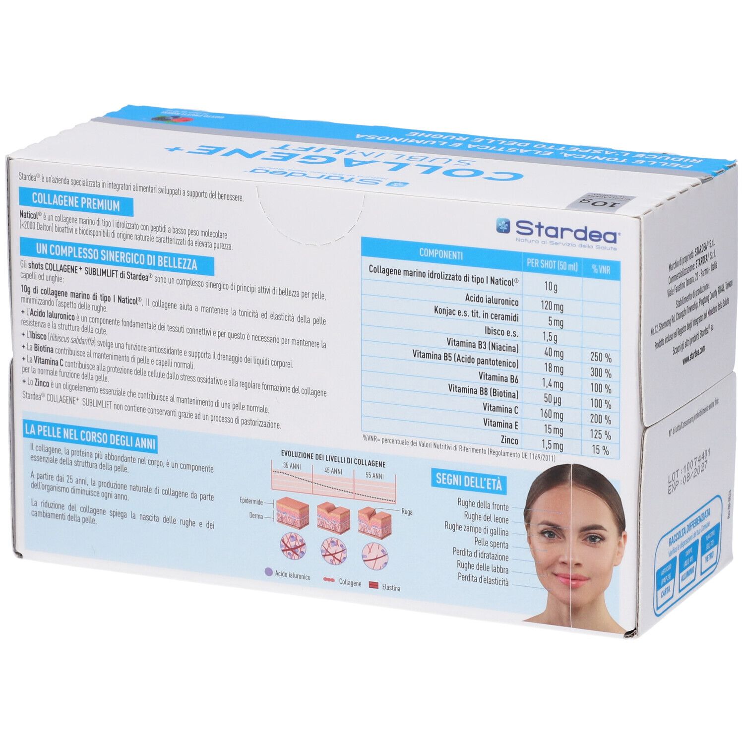 Stardea Collagene + Sublimlift Shot Da Bere - Per La Bellezza della Pelle - risparmia il 10% con il codice: Stardea10