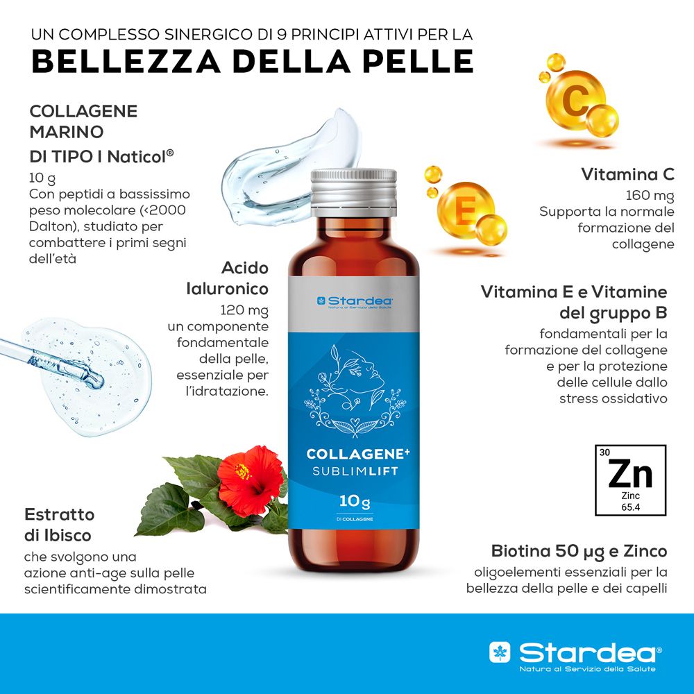 Stardea Collagene + Sublimlift Shot Da Bere - Per La Bellezza della Pelle - risparmia il 10% con il codice: Stardea10