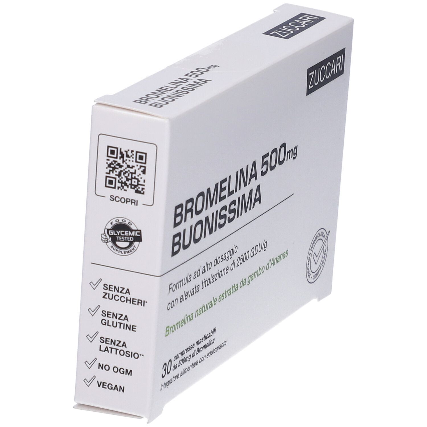ZUCCARI Bromelina 500 Buonissima Compresse Masticabili
