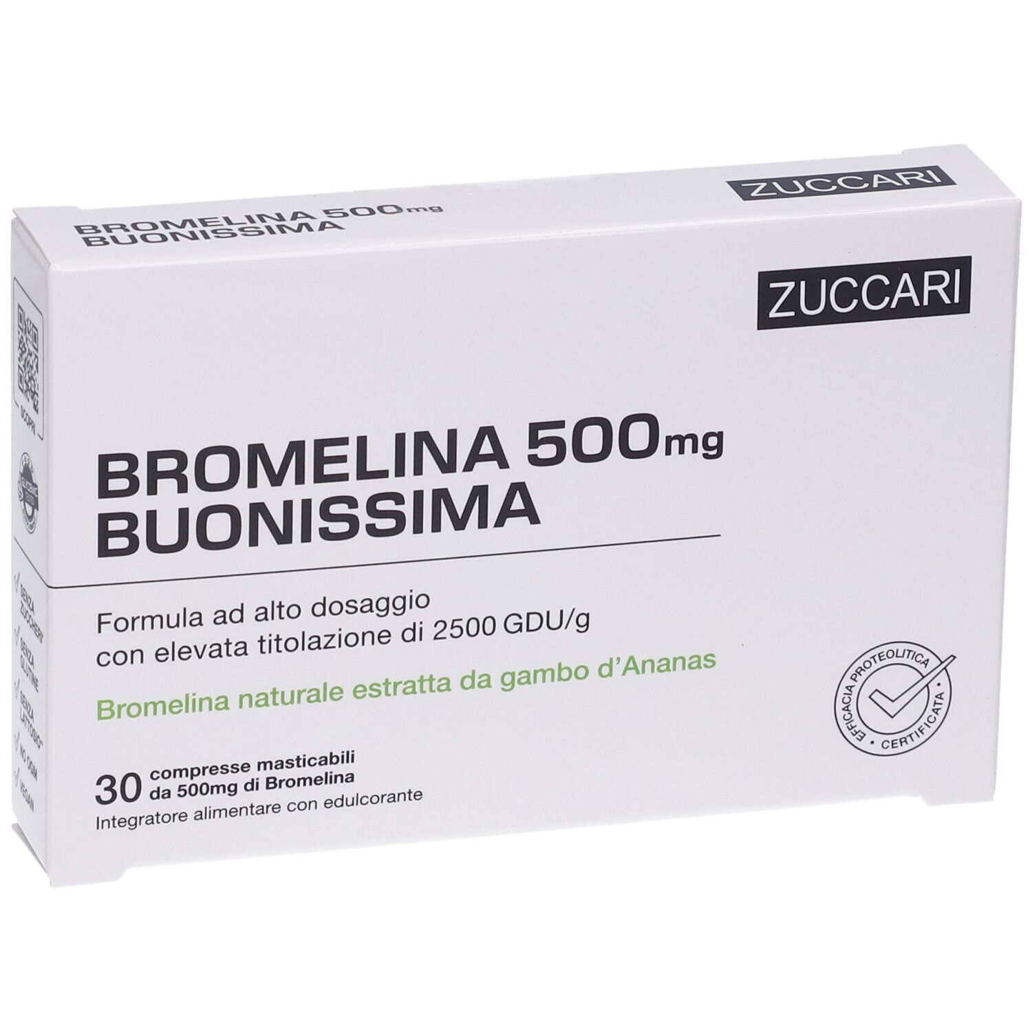 ZUCCARI Bromelina 500 Buonissima Compresse Masticabili