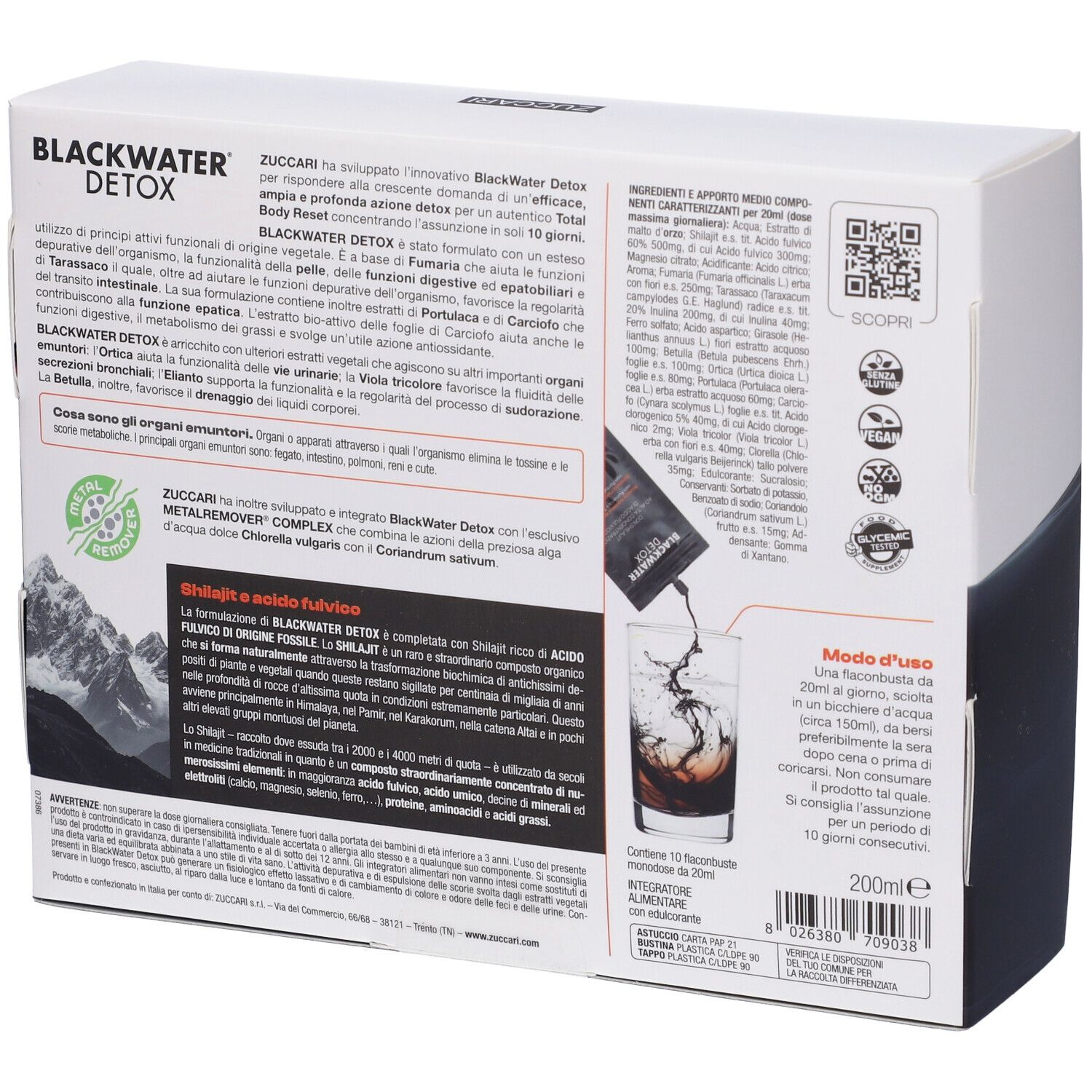 ZUCCARI BlackWater Detox