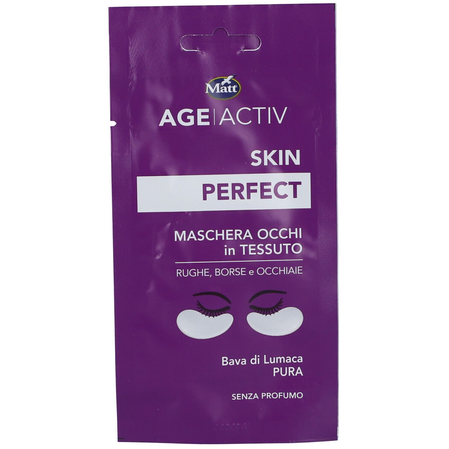 Matt Skin Perfect Maschera Occhi Tessuto Bava Di Lumaca Pura + GLASS SKIN MASK - Collagen Boost GRATIS