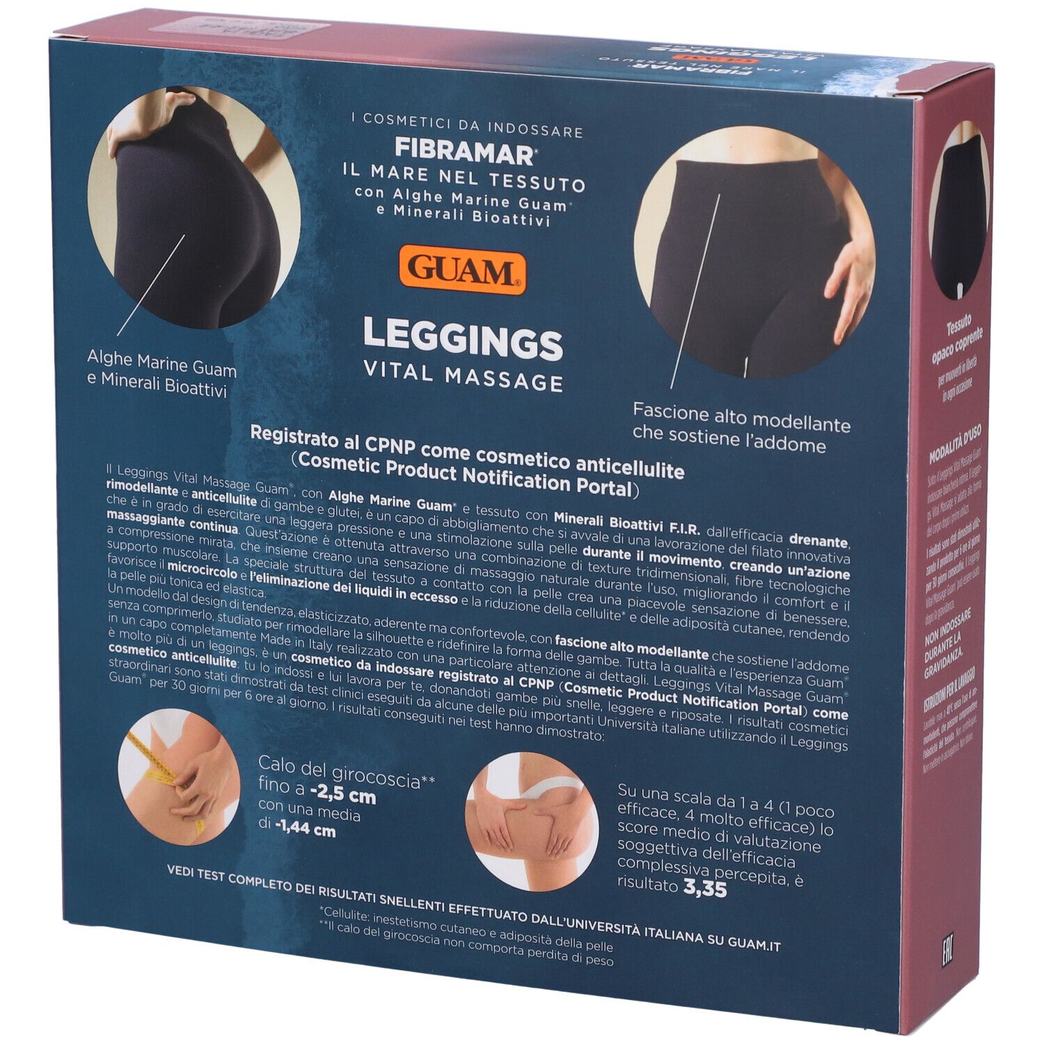 Guam Leggings Vital Massage S/M - risparmia il 10% con il codice: Guam10