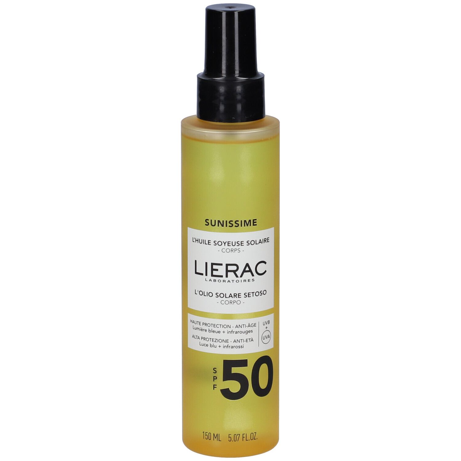 Lierac Sunissime Olio Solare Setoso SPF50