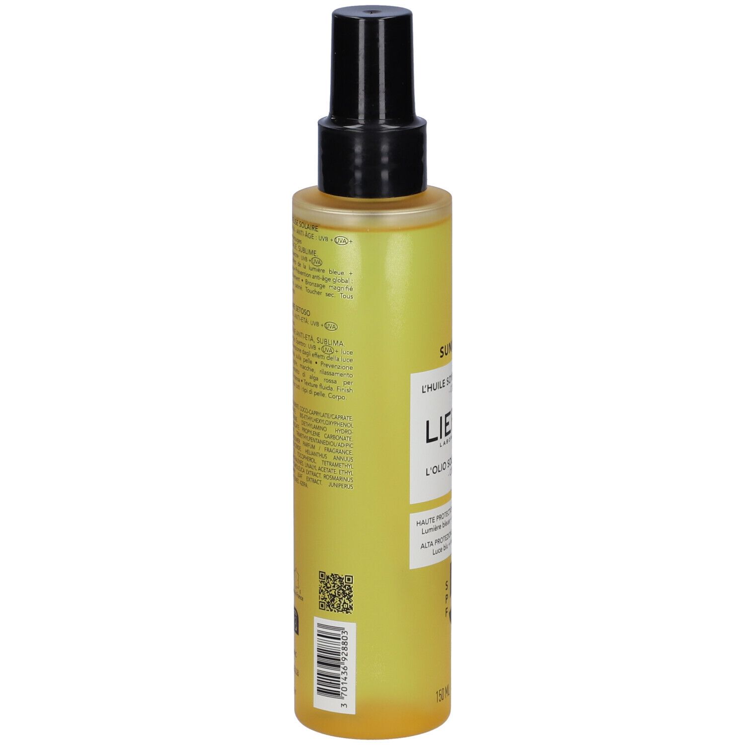 Lierac Sunissime Olio Solare Setoso SPF50