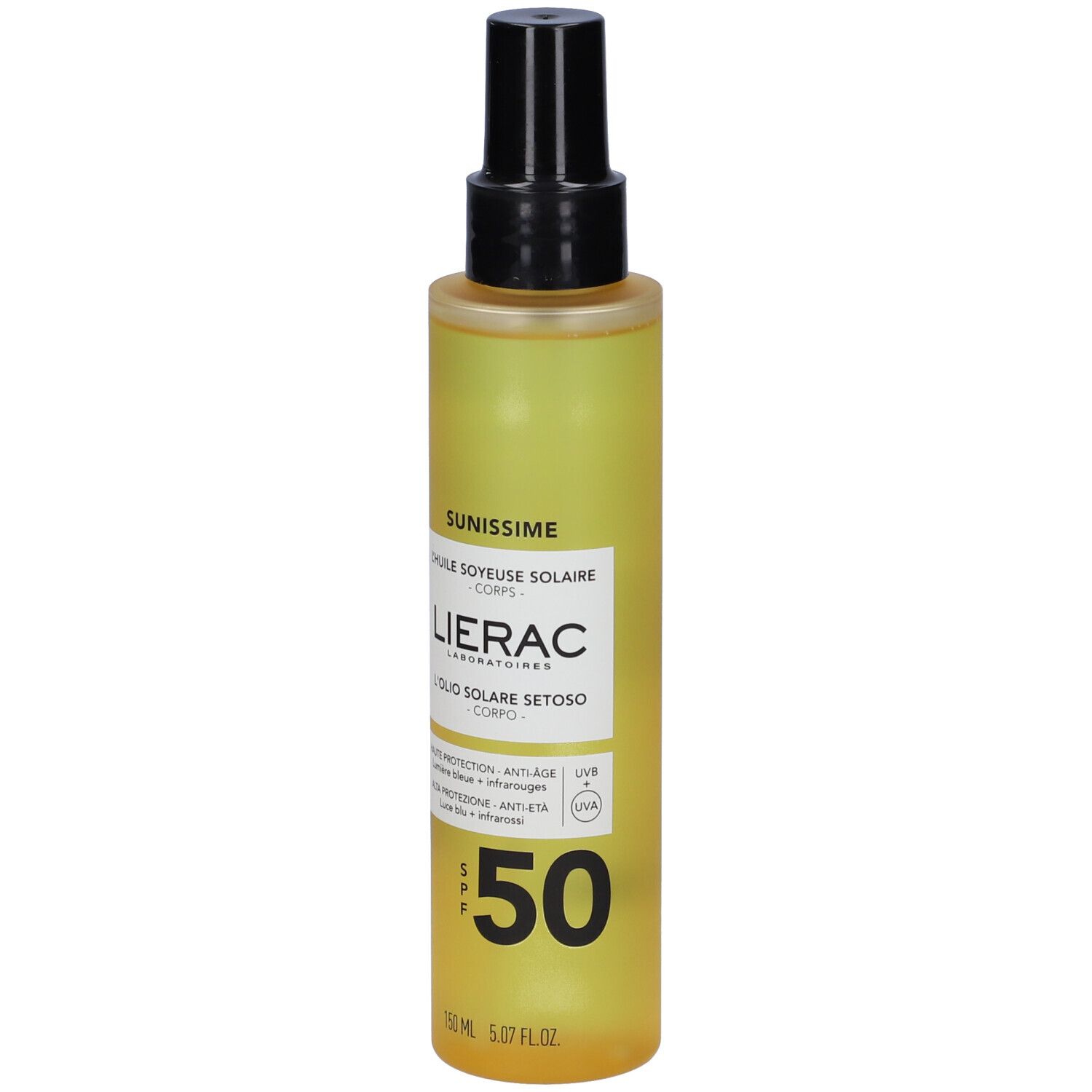 Lierac Sunissime Olio Solare Setoso SPF50
