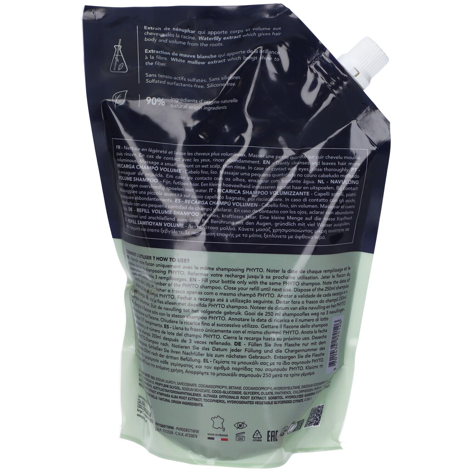 Phyto Volume Shampoo Volumizzante Ricarica