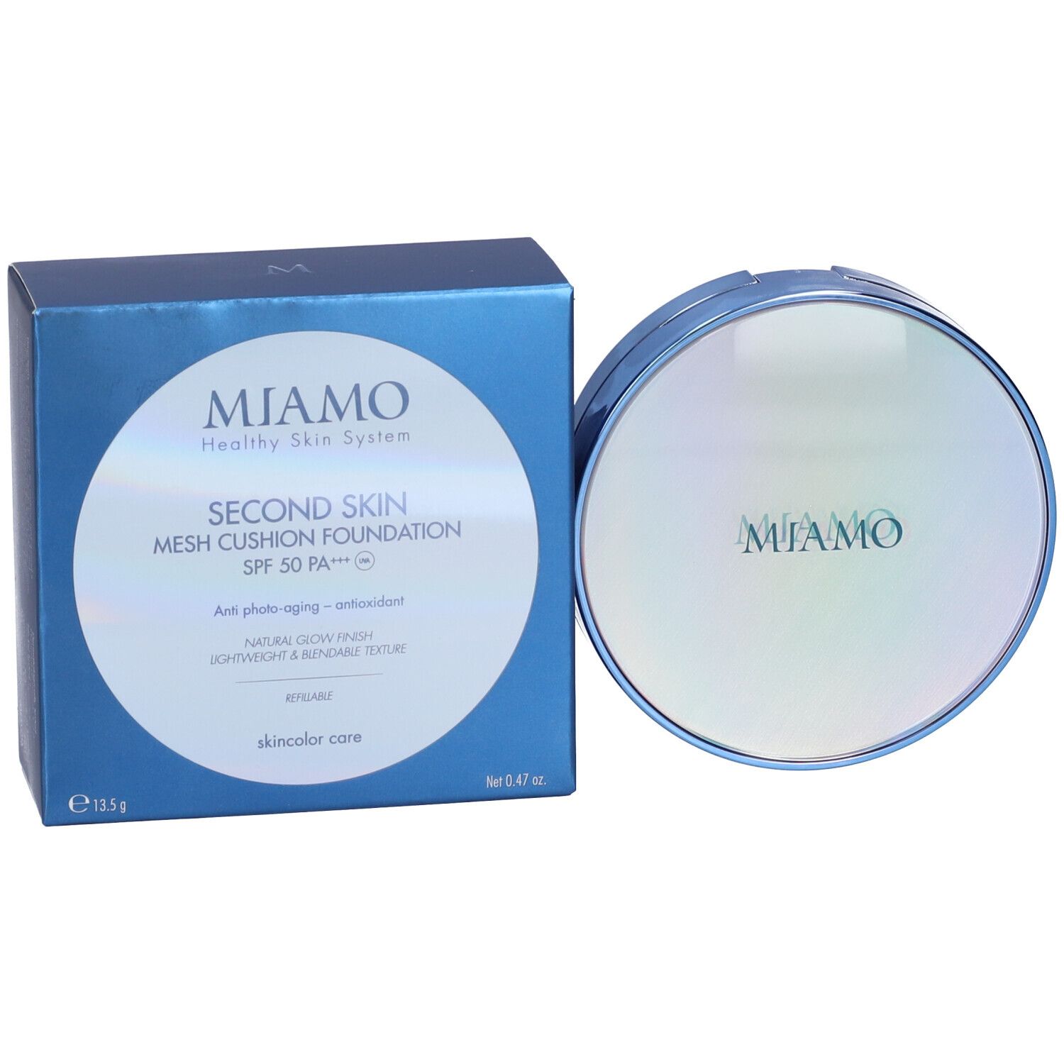 Miamo Second Skin Mesh Cushion Foundation Fondotinta Tonalitá Shell