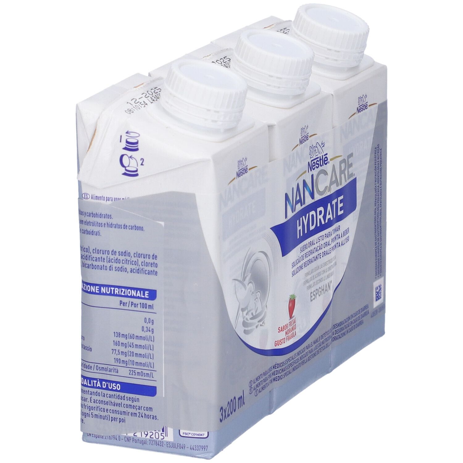 Nancare Hydrate Liquido 3 Pezzi Da 200 Ml
