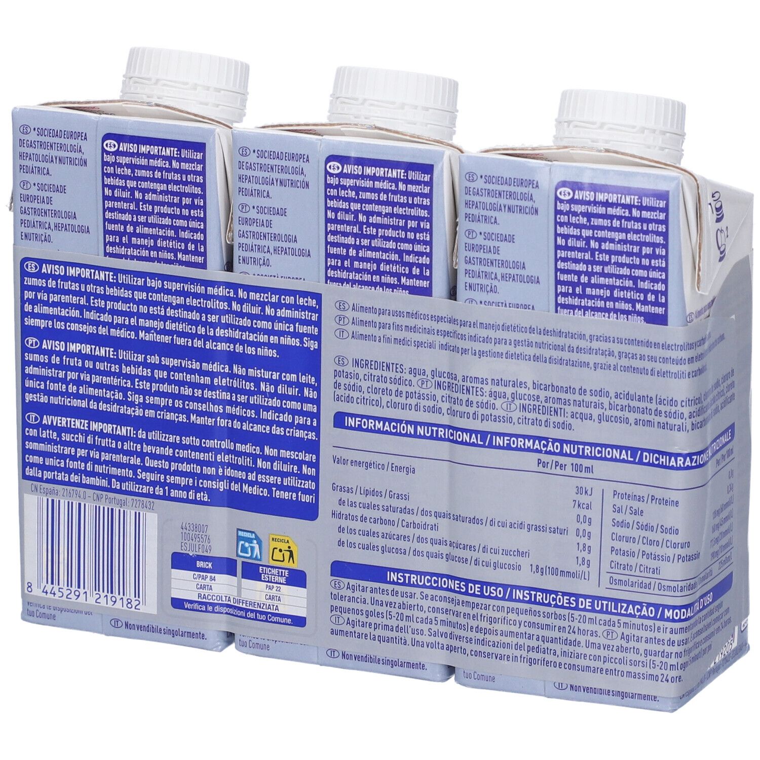 Nancare Hydrate Liquido 3 Pezzi Da 200 Ml