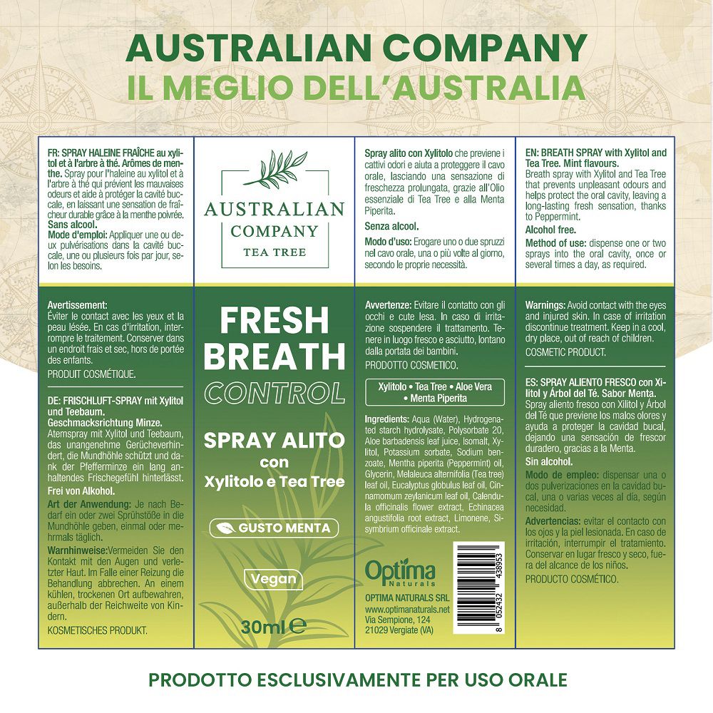 Spray alito fresco: Ingredienti, istruzioni d'uso, vegan.