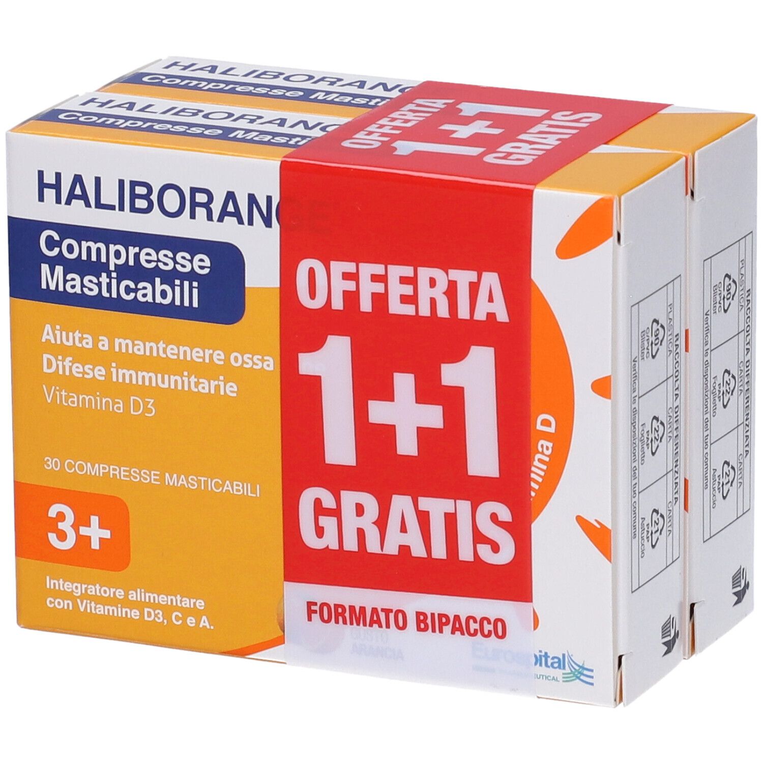 Haliborange Compresse Masticabili Bipack