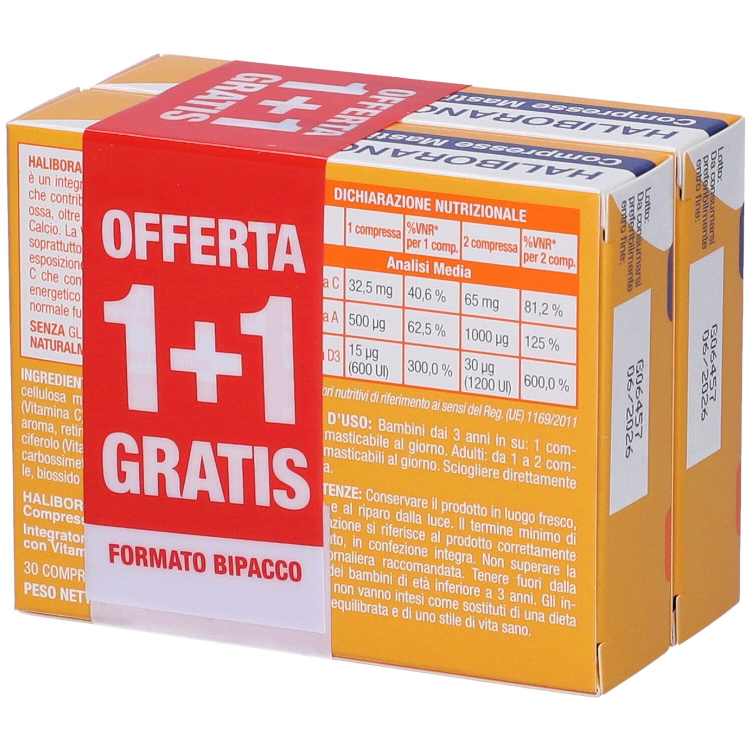 Haliborange Compresse Masticabili Bipack