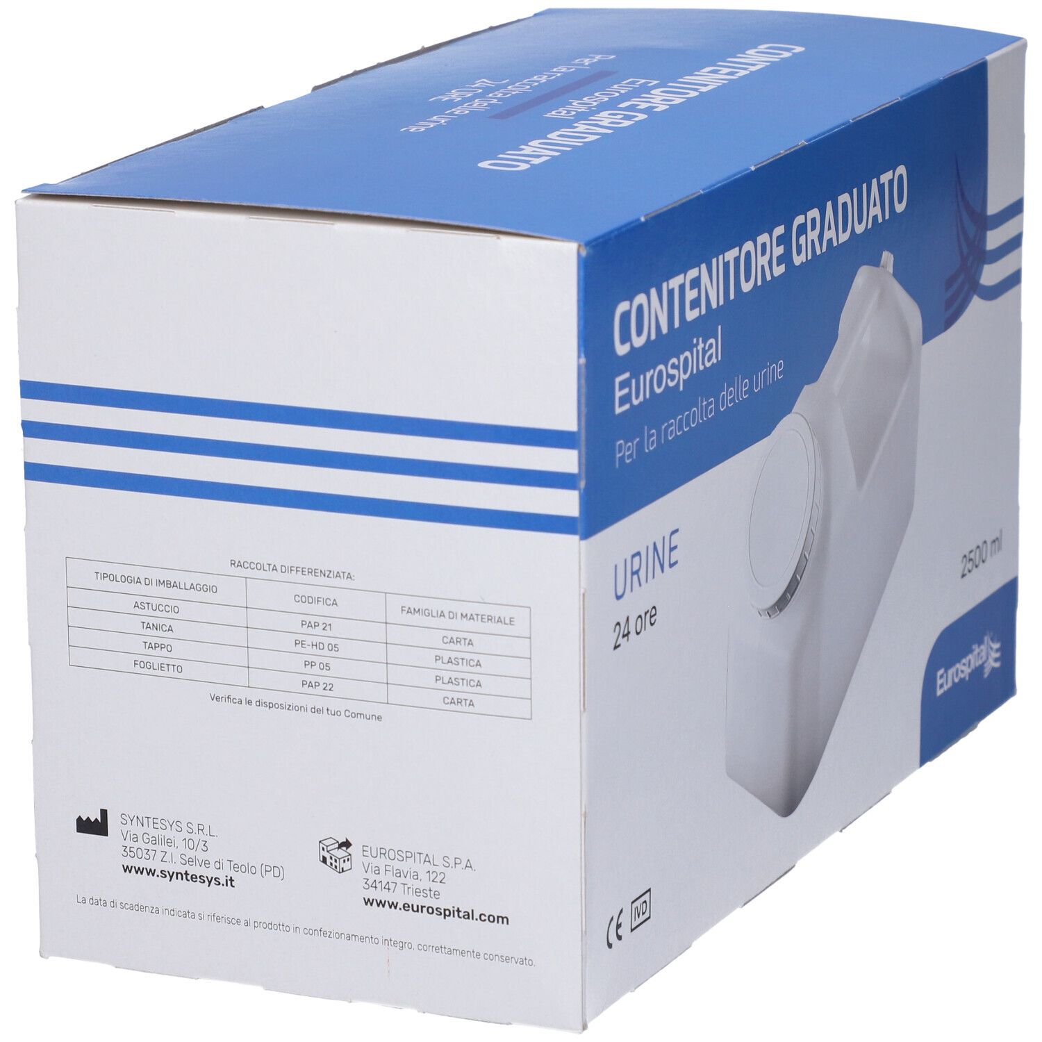 Eurospital Contenitore Graduato Urine 24h