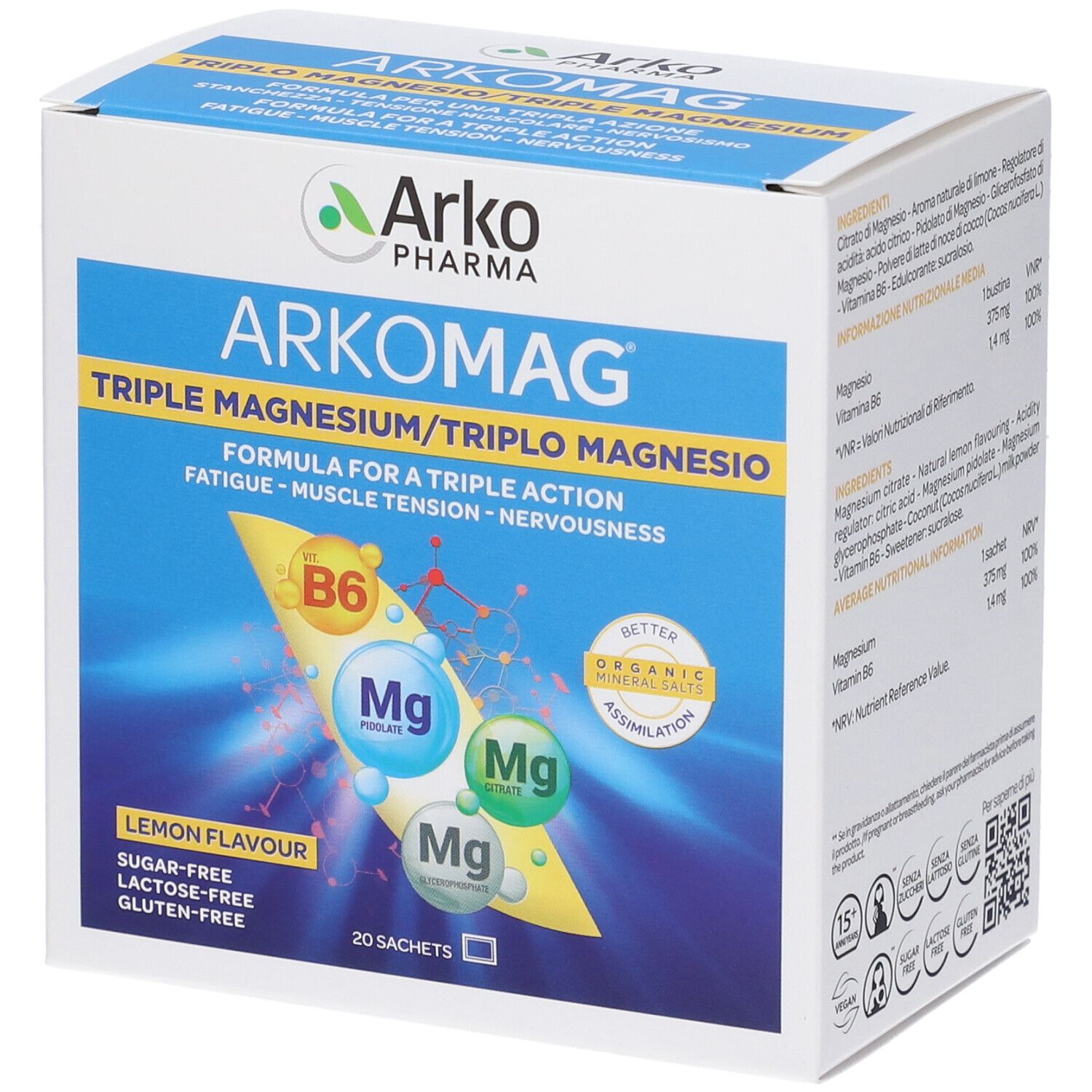 ArkoPharma ArkoMag Triplo Magnesio Bustine