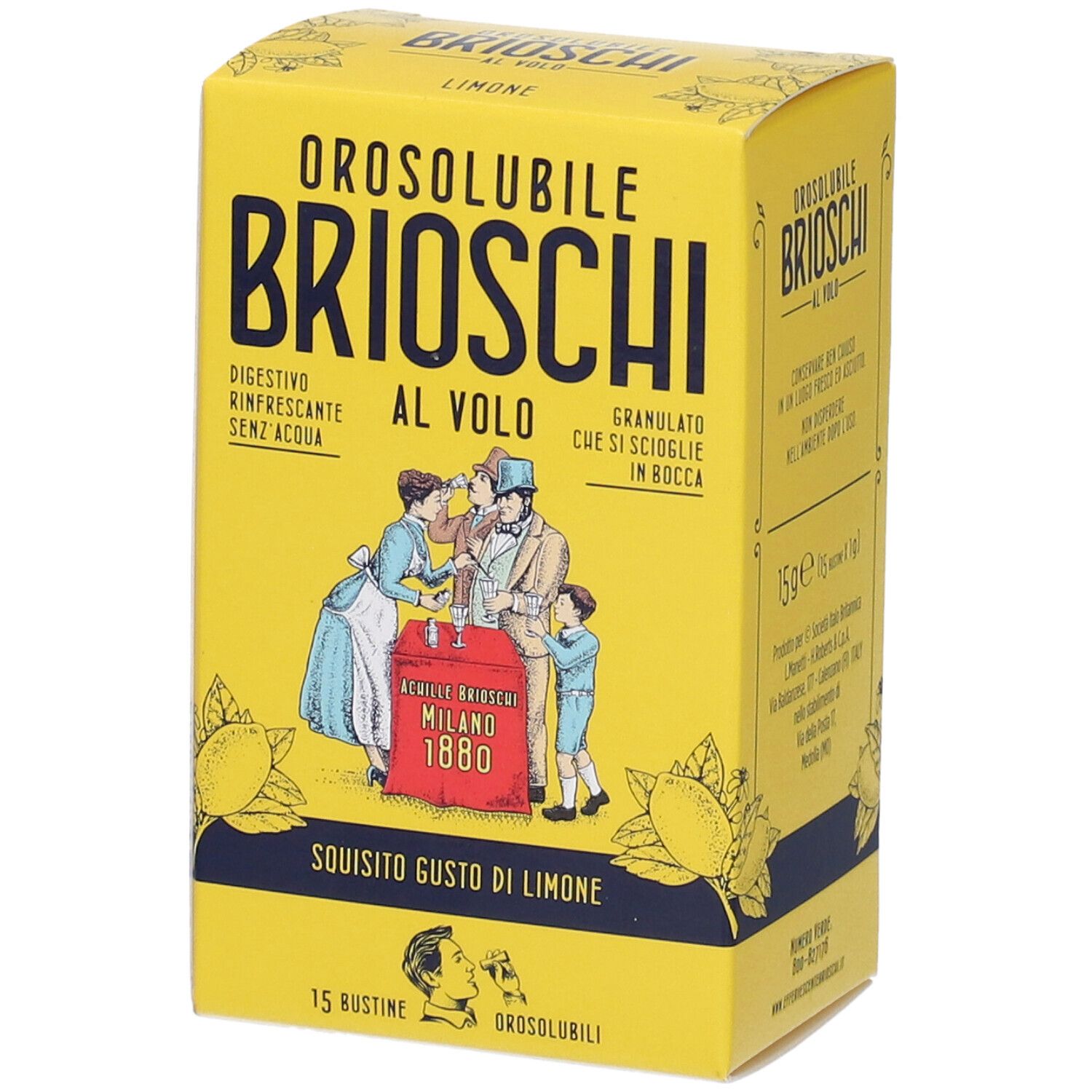 Brioschi Orosolubile Al Volo Limone