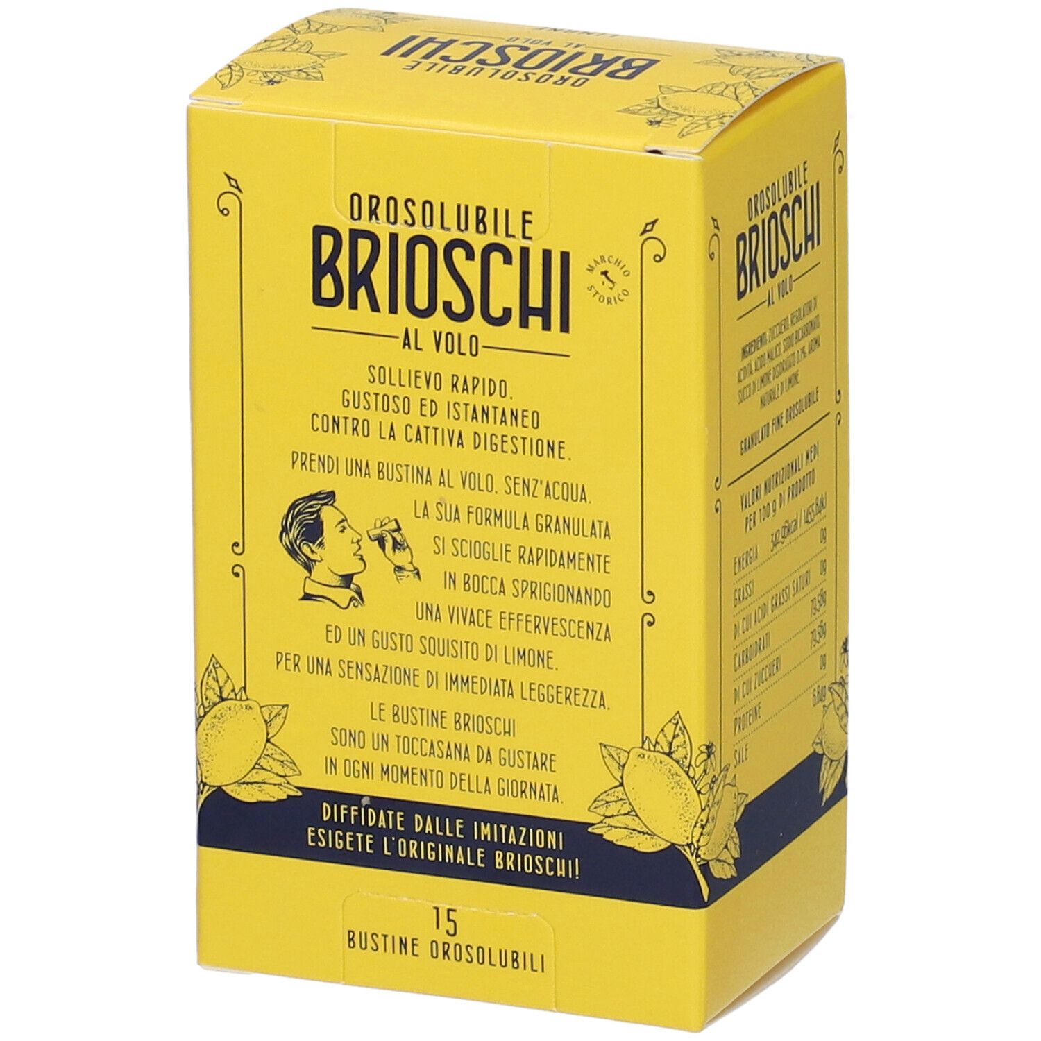 Brioschi Orosolubile Al Volo Limone