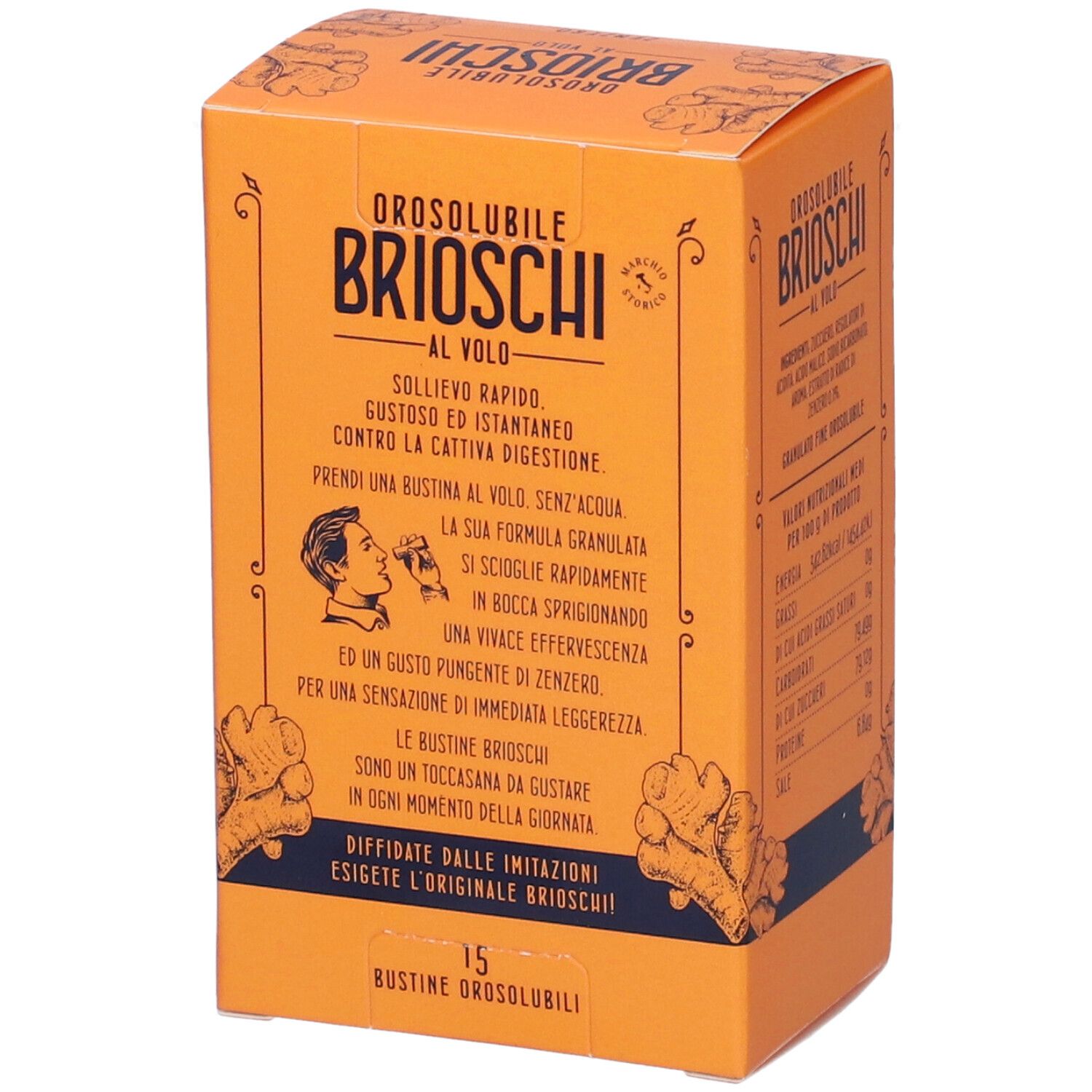 Brioschi Orosolubile Al Volo Zenzero