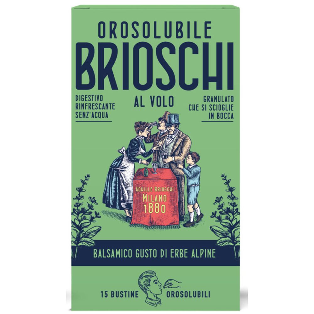 Orosolubile Brioschi al volo Erbe Alpine Bustine da 15g