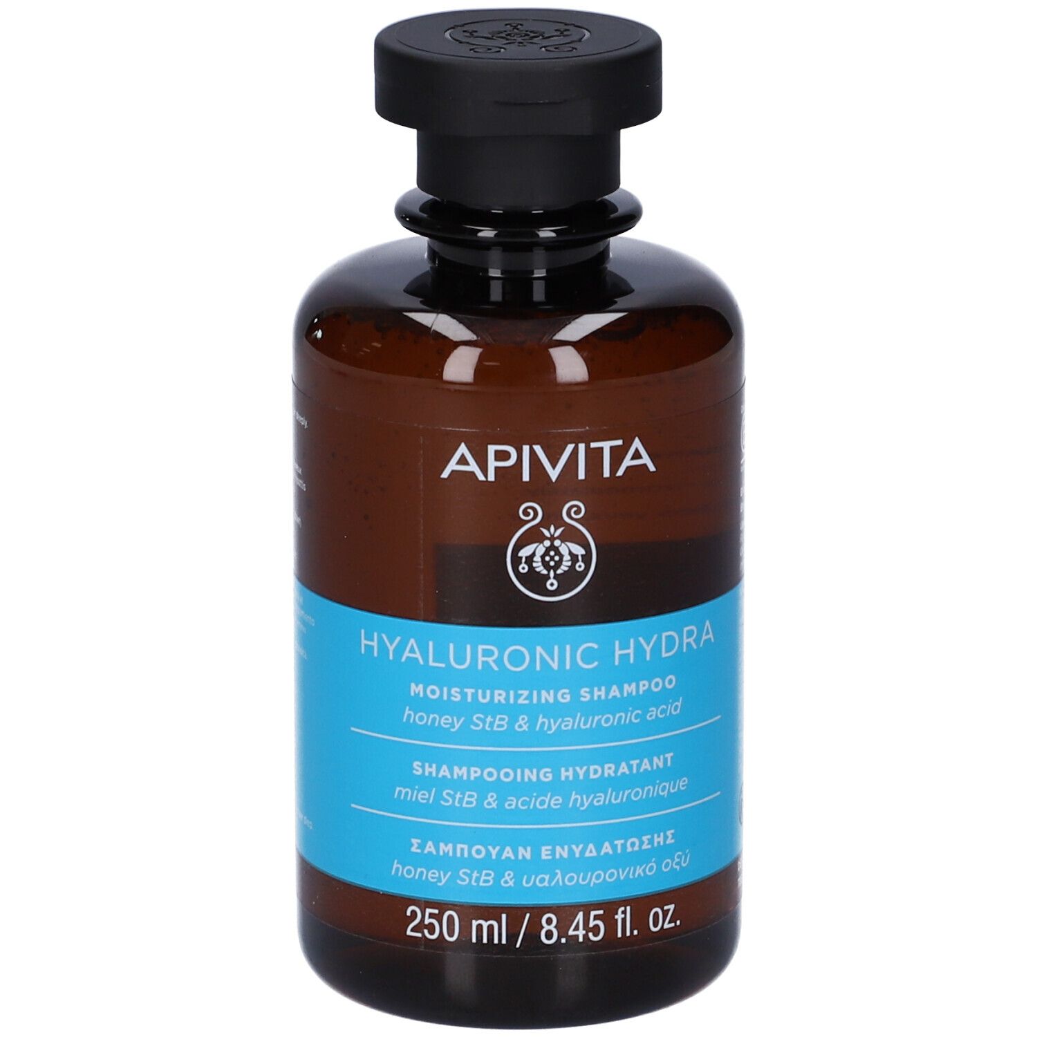 APIVITA Hyaluronic Hydra Shampoo Idratante 250ml con Miele StB e Acido Ialuronico
