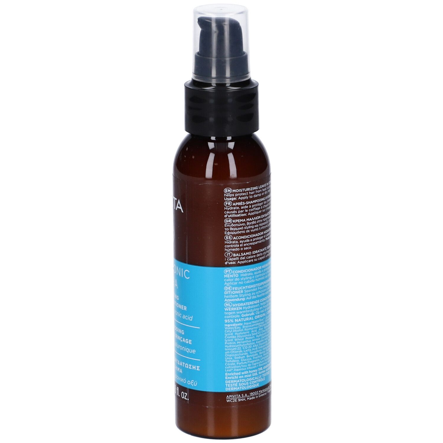 Apivita Hyaluronic Hydra Balsamo Capelli Idratante Leave-In