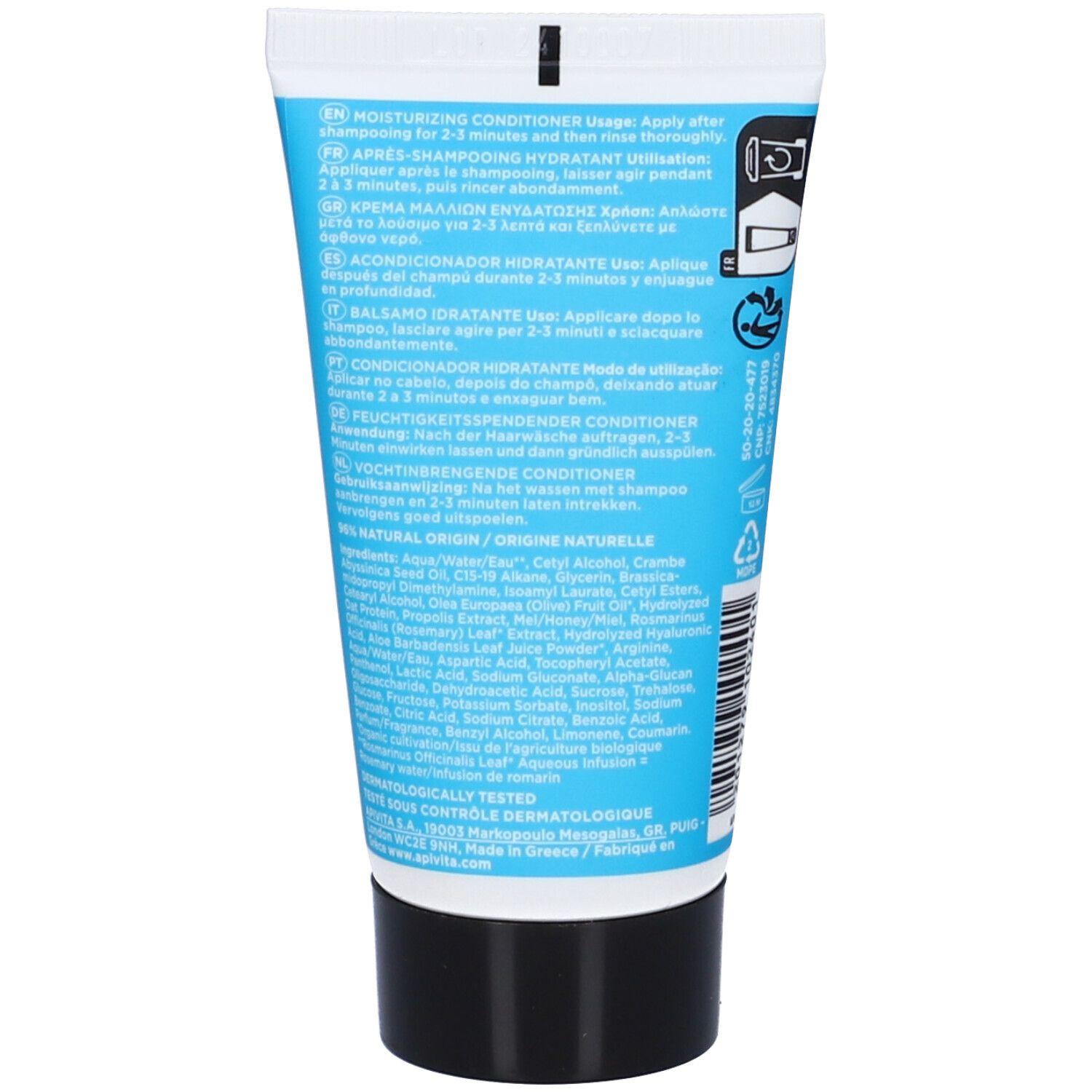 Apivita Hyaluronic Hydra Balsamo Capelli Idratante