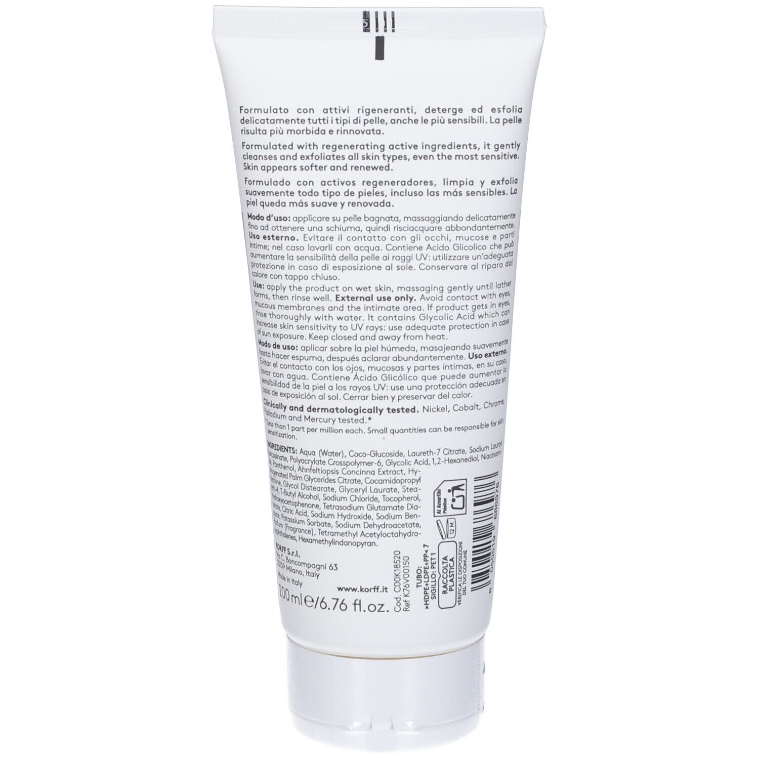 Korff Exfoliating Body Wash
