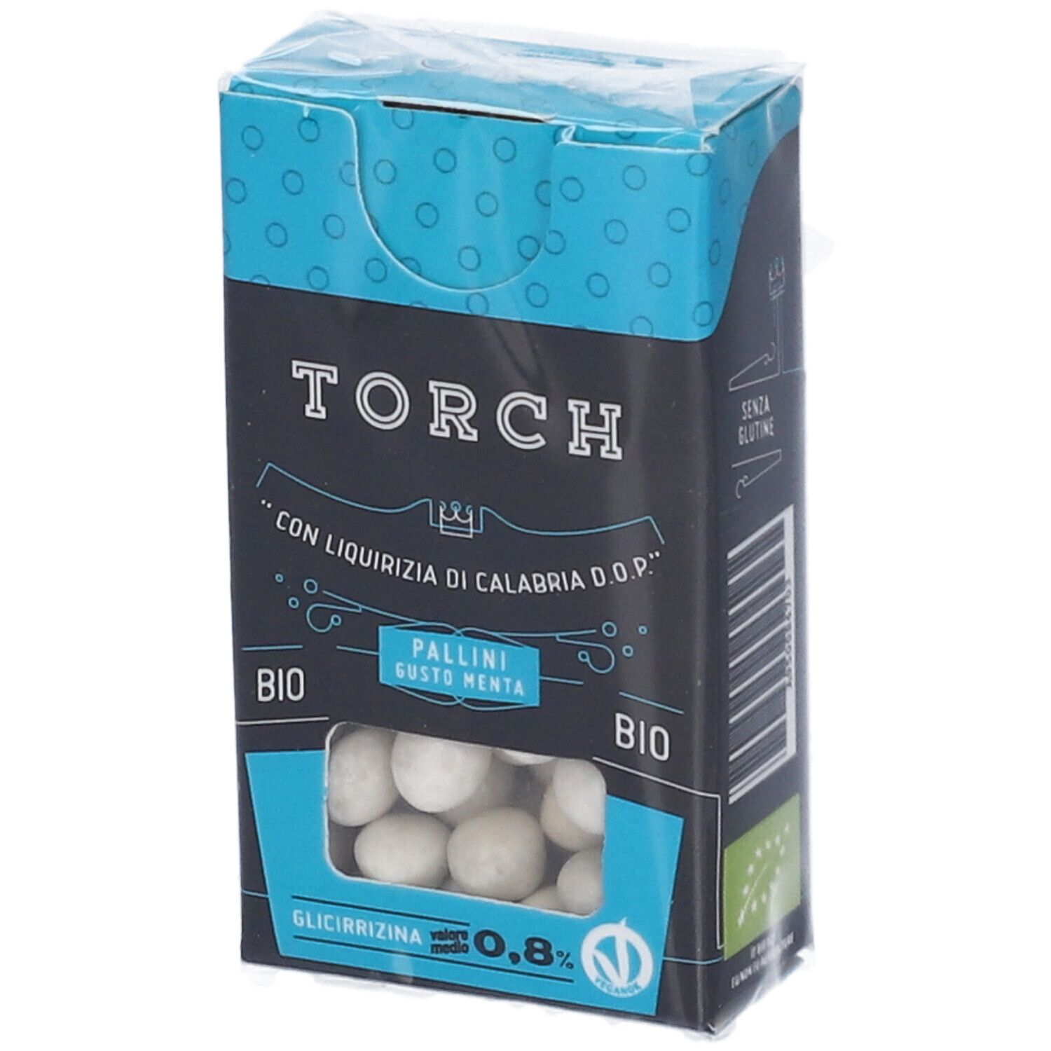 Torch Pallini Gusto Menta con Liquirizia di Calabria D.O.P.