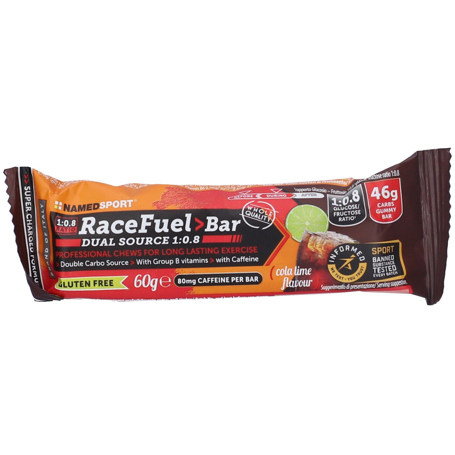 NAMEDSPORT Race Fuel Bar Barretta Gommosa