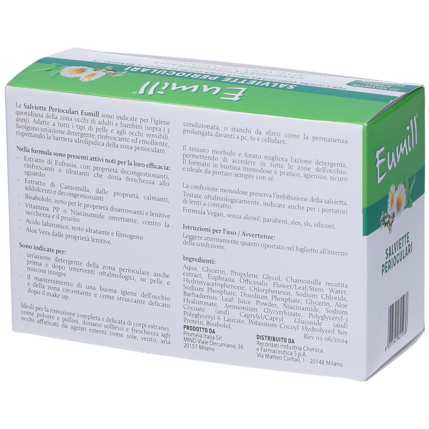 Eumill Salviette Perioculari