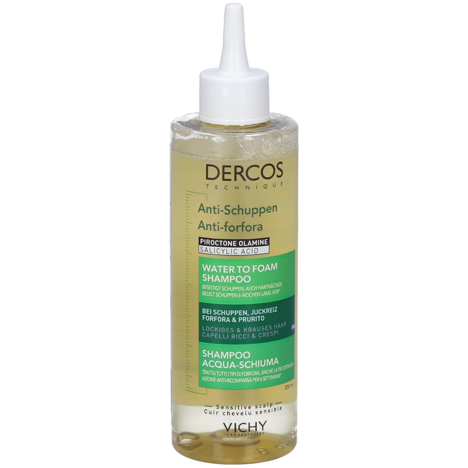 Vichy Dercos Technique Anti Forfora Shampoo Acqua-Schiuma