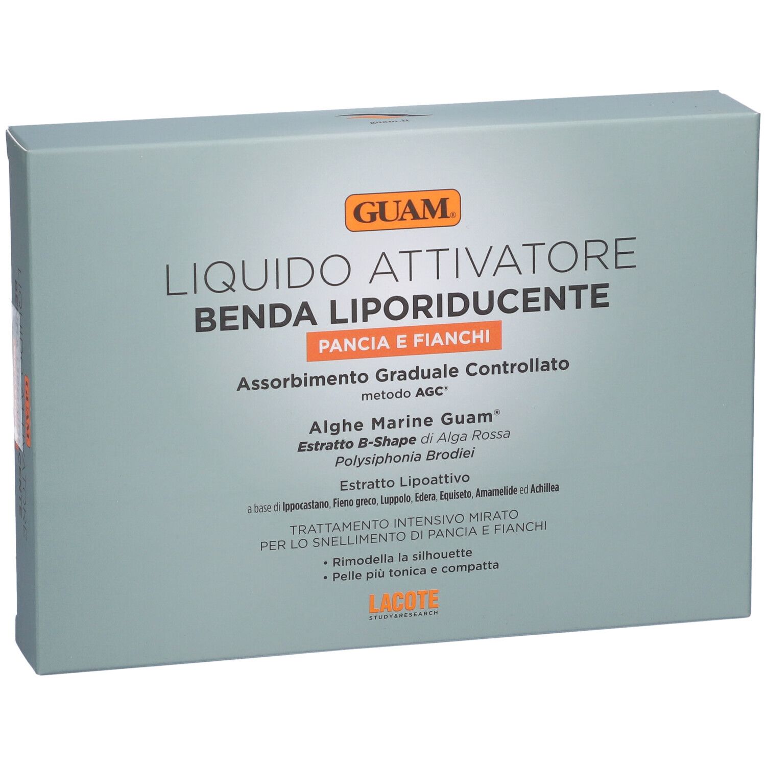 Guam Liquido Attivatore Benda Liporiducente Pancia Fianchi - risparmia il 10% con il codice: Guam10