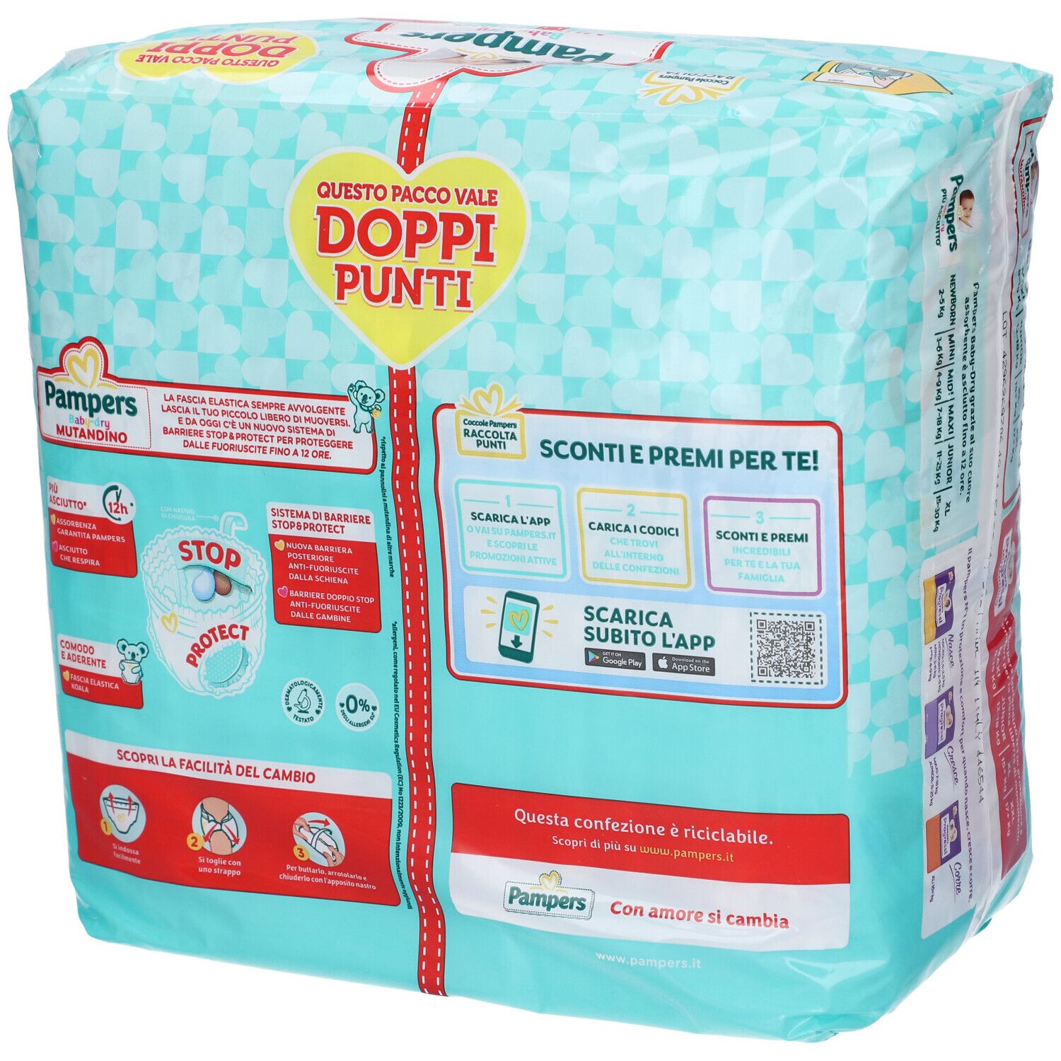 Pampers Baby Dry Mutandino Pannolini Taglia 5 Junior 12/18 Kg Confezione Risparmio