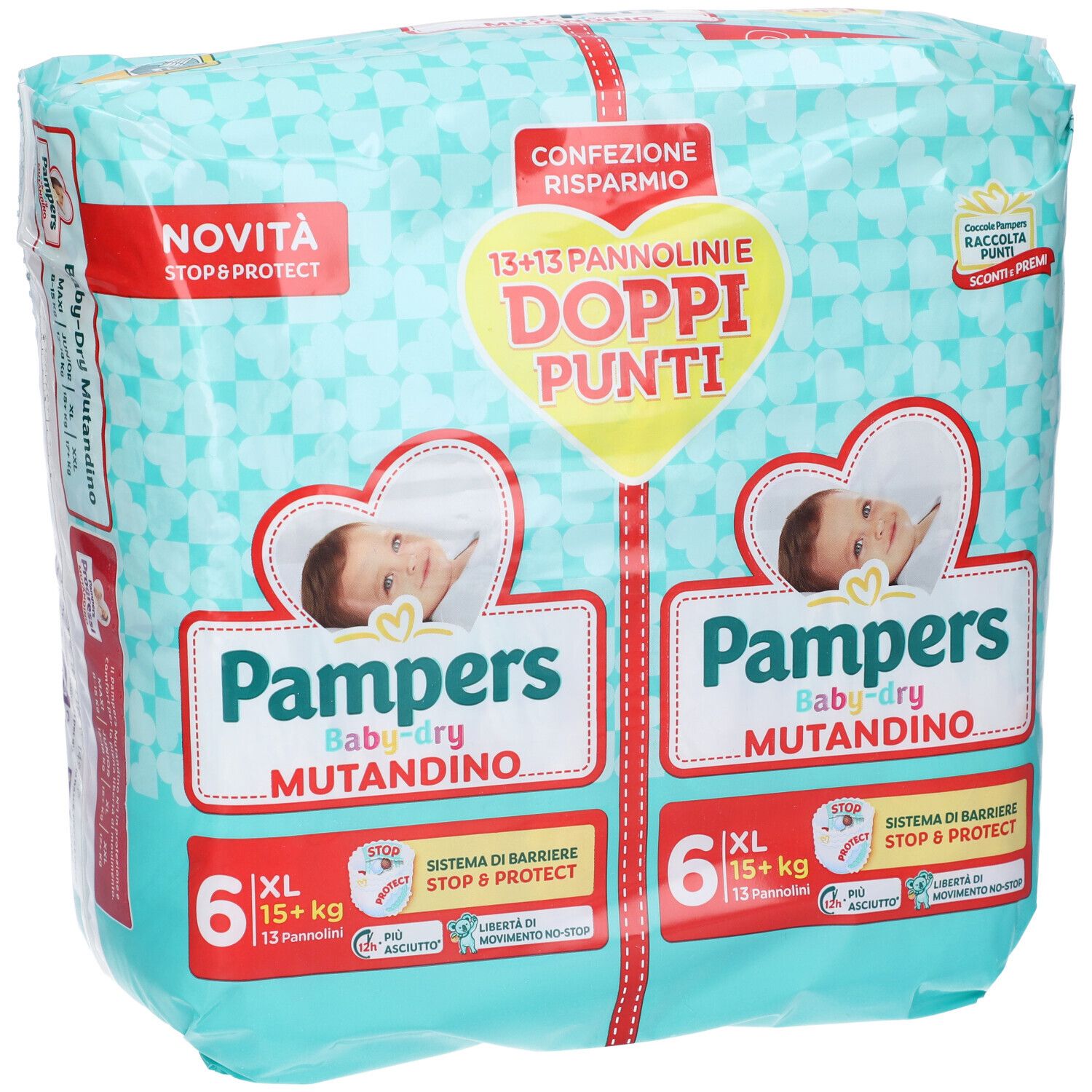 Pampers Baby Dry Mutandino Pannolini Taglia 6 XL 15+ Kg Confezione Risparmio