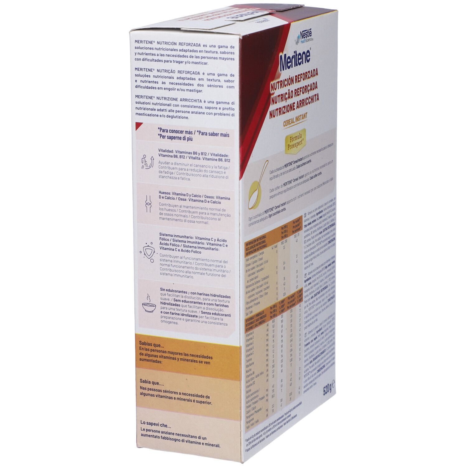 Meritene Cereal Instant Crema Istantanea 8 Cereali e Miele