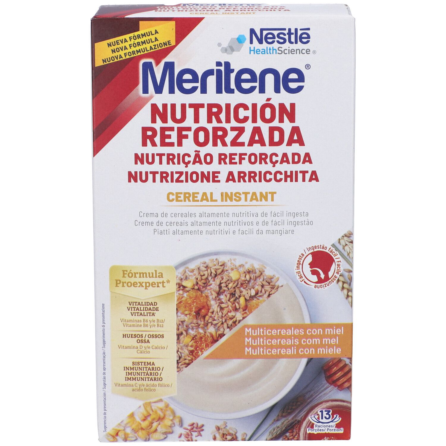 Meritene Cereal Instant Crema Istantanea 8 Cereali e Miele