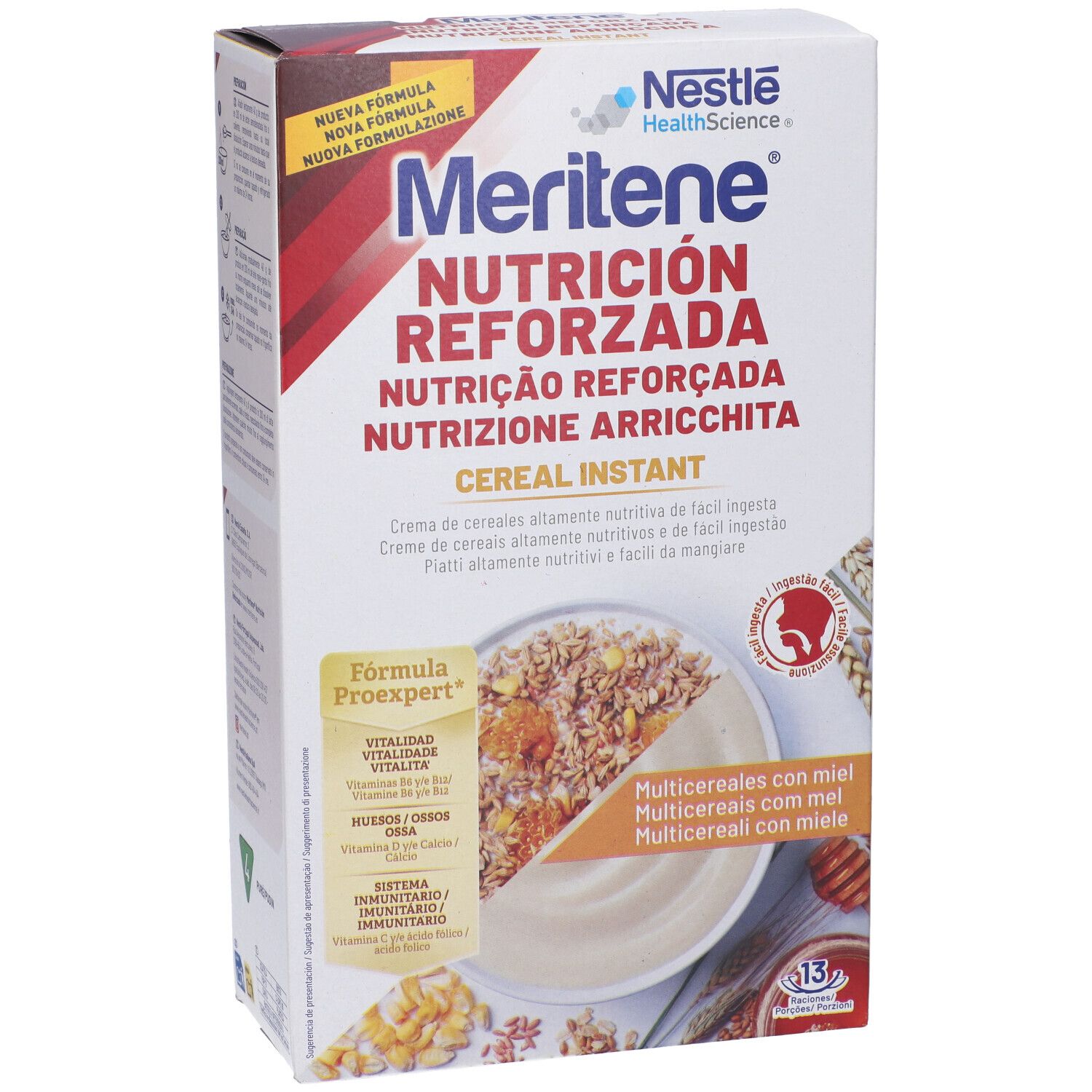 Meritene Cereal Instant Crema Istantanea 8 Cereali e Miele