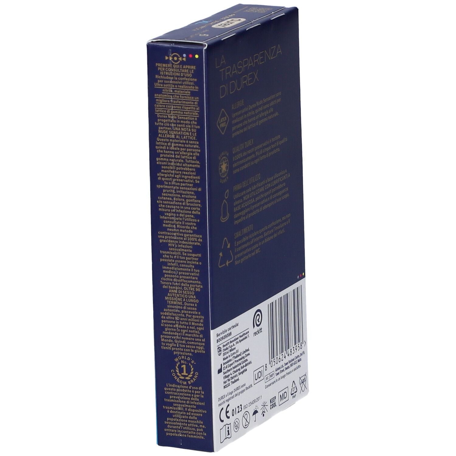 Durex Nude Sensation XL