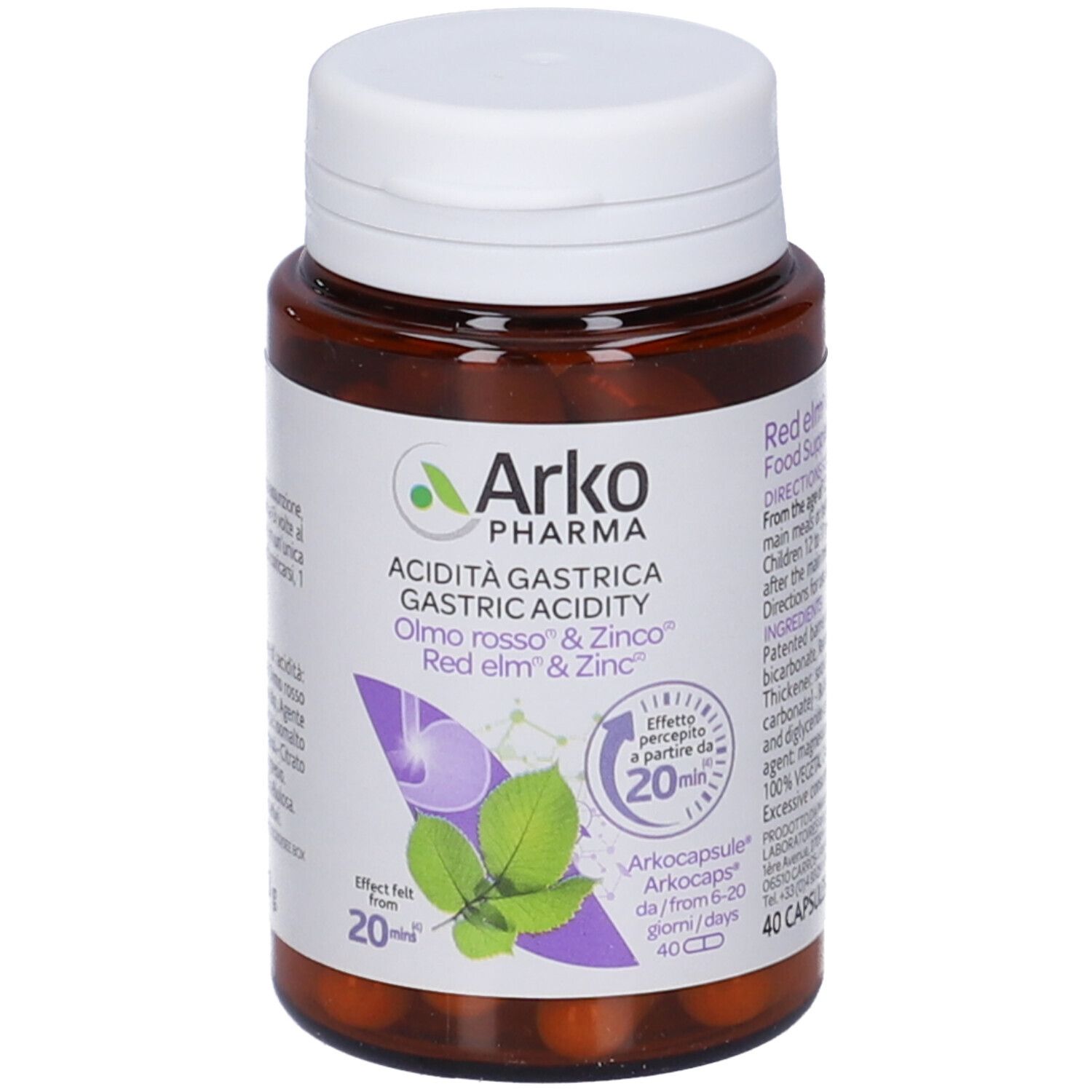 ArkoPharma Arcocapsule Olmo Rosso & Zinco Capsule