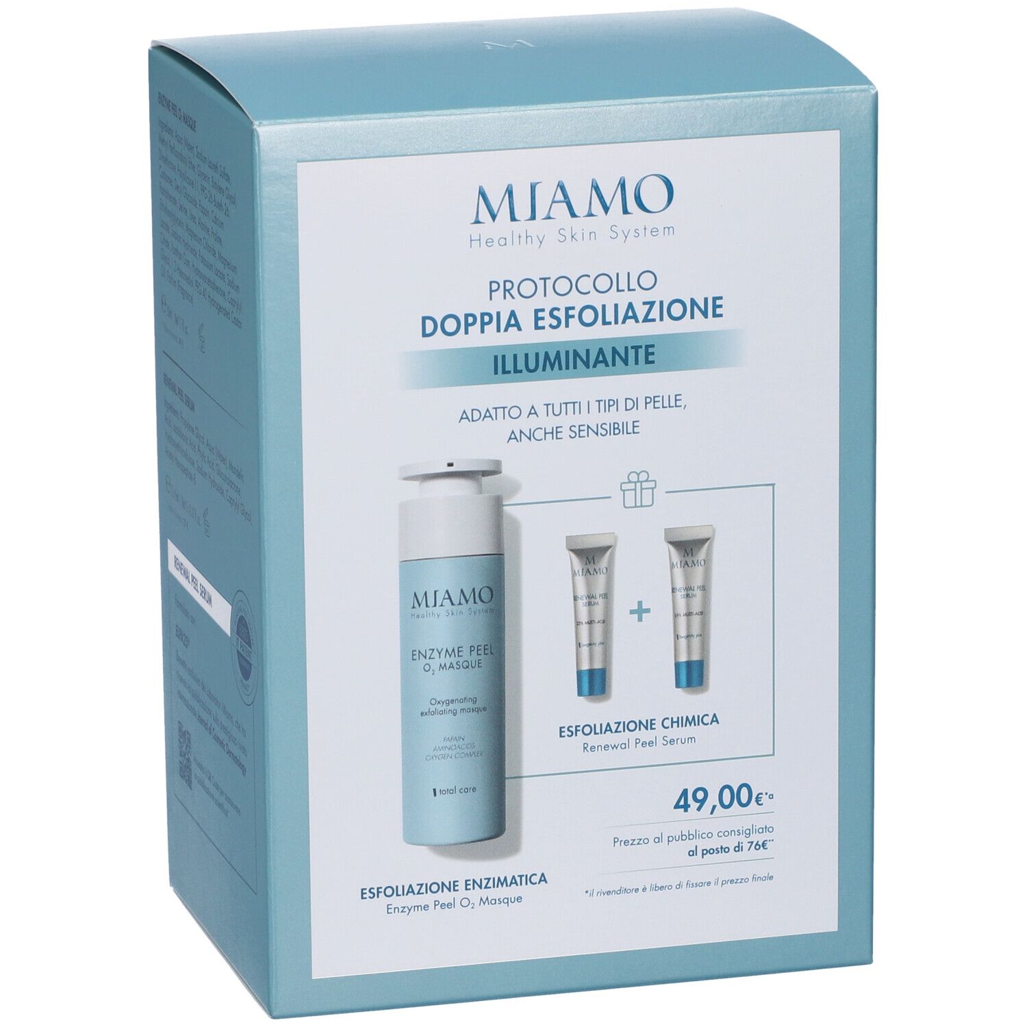 MIAMO Protocollo Doppia Esfoliazione Illuminante