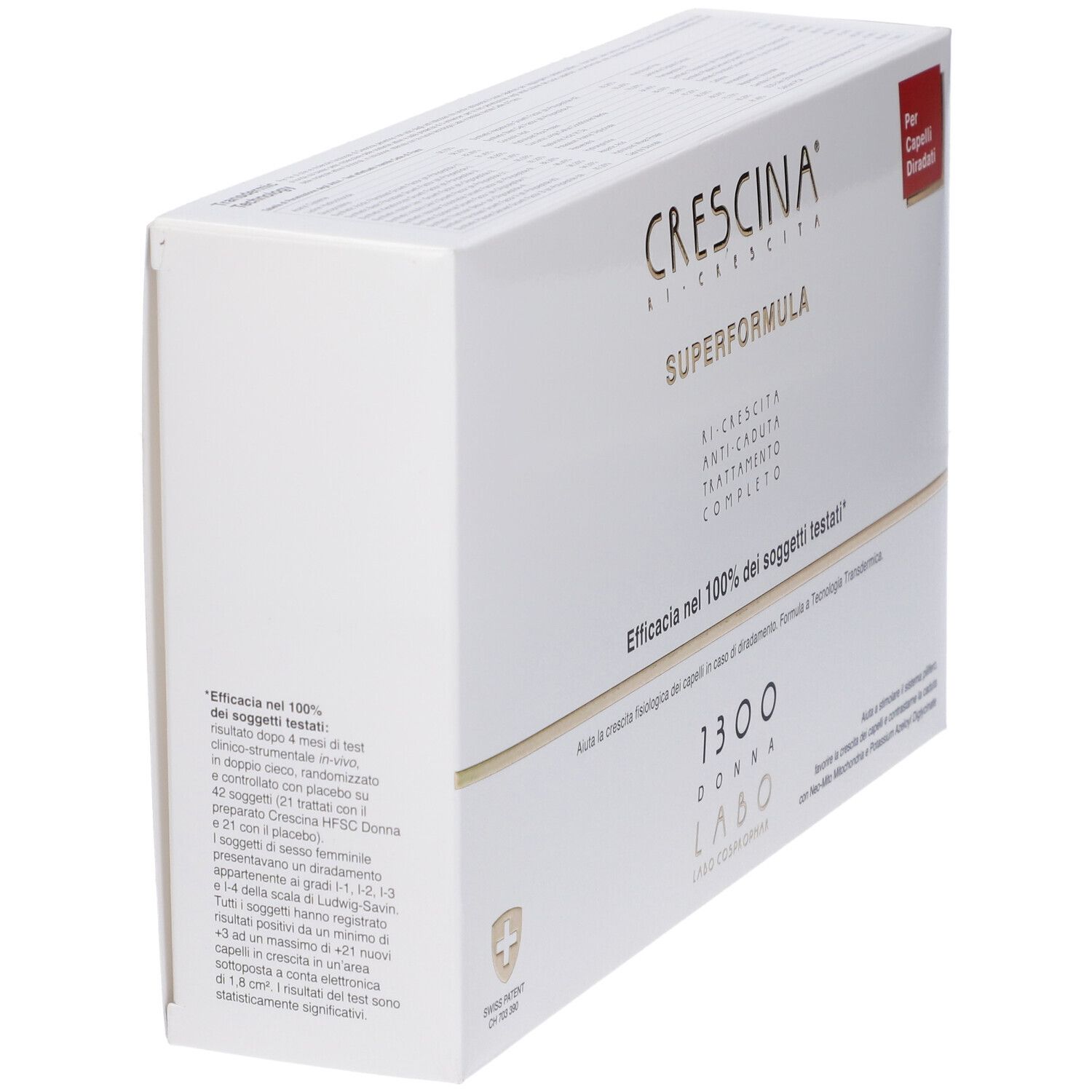 Crescina Ri Crescita Super Formula 1300 Donna Tc 10+10 Fiale 3,5 ml
