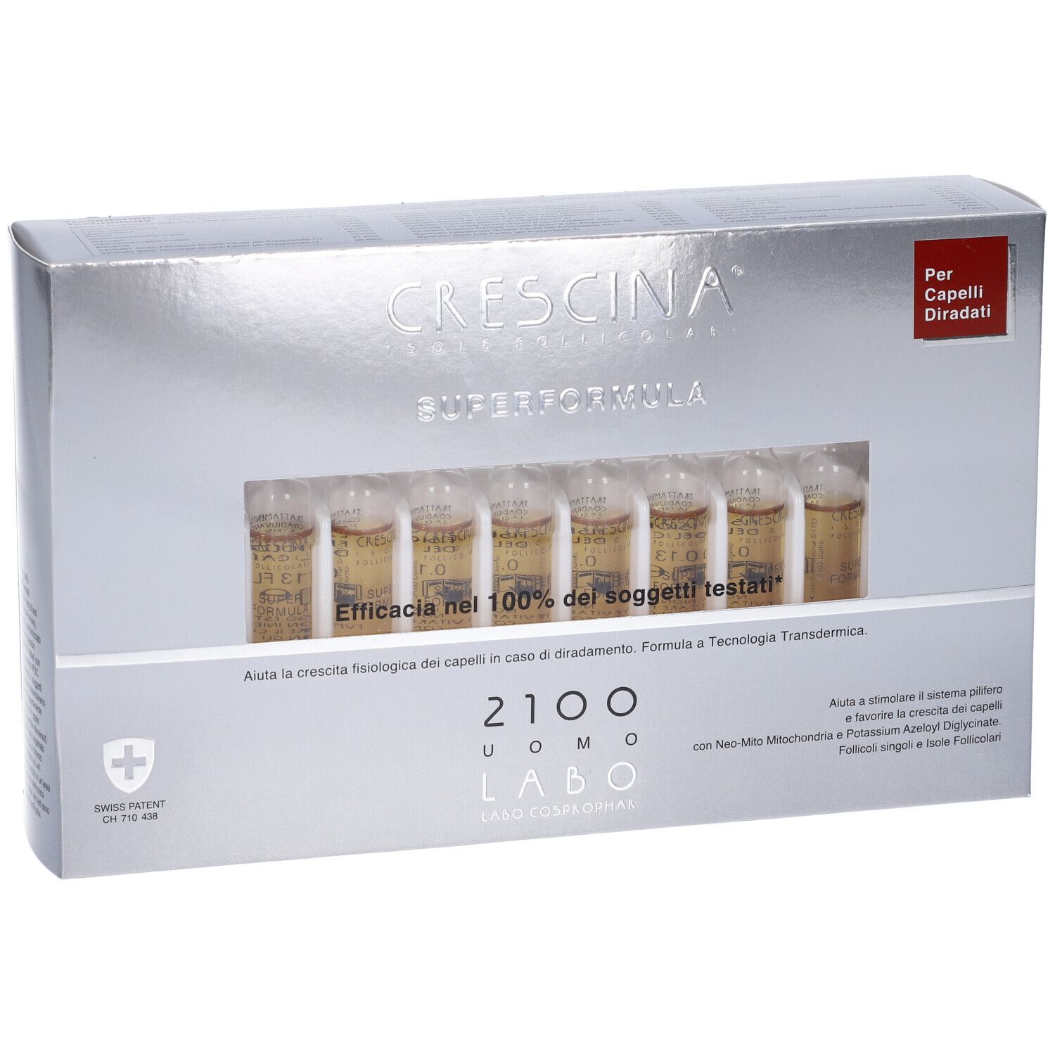 Labo Crescina Ri Crescita Super Formula 1300 Donna 40 Fiale 3,5ml