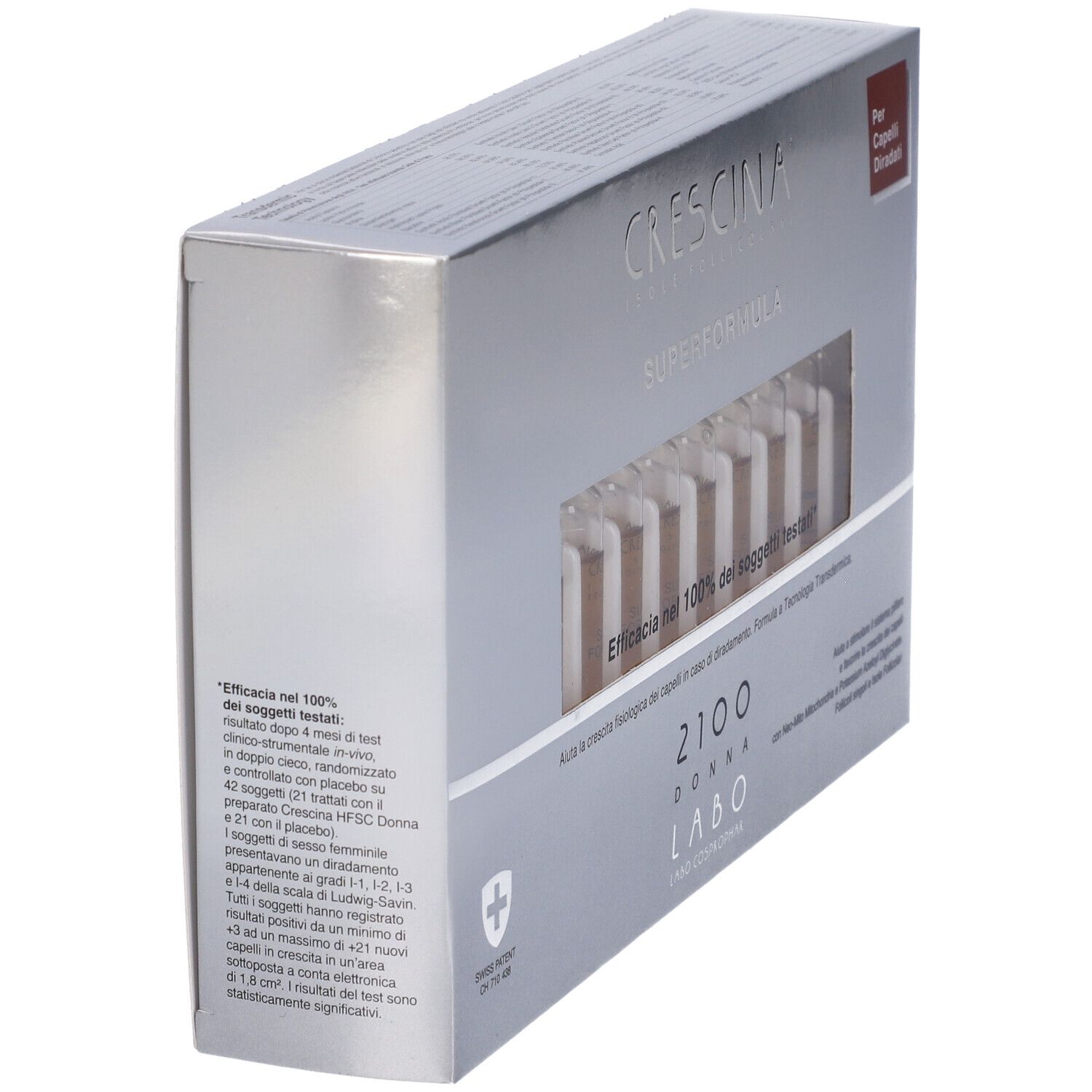 Crescina Isole Follicolari Super Formula 2100 Donna 20 Fiale 3,5 ml