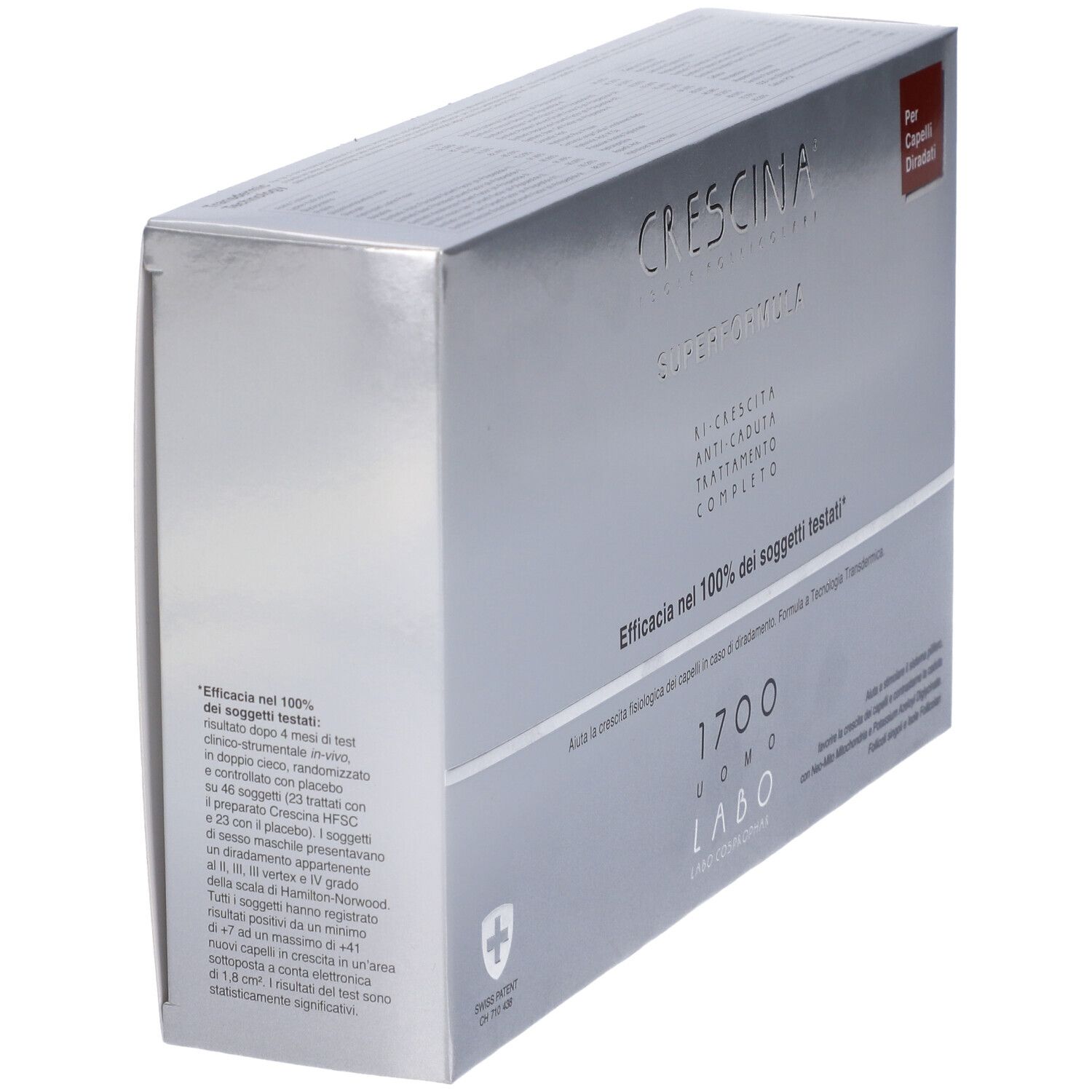 Crescina Isole Follicolari Super Formula 1700 Uomo Tc 10+10 Fiale 3,5 ml