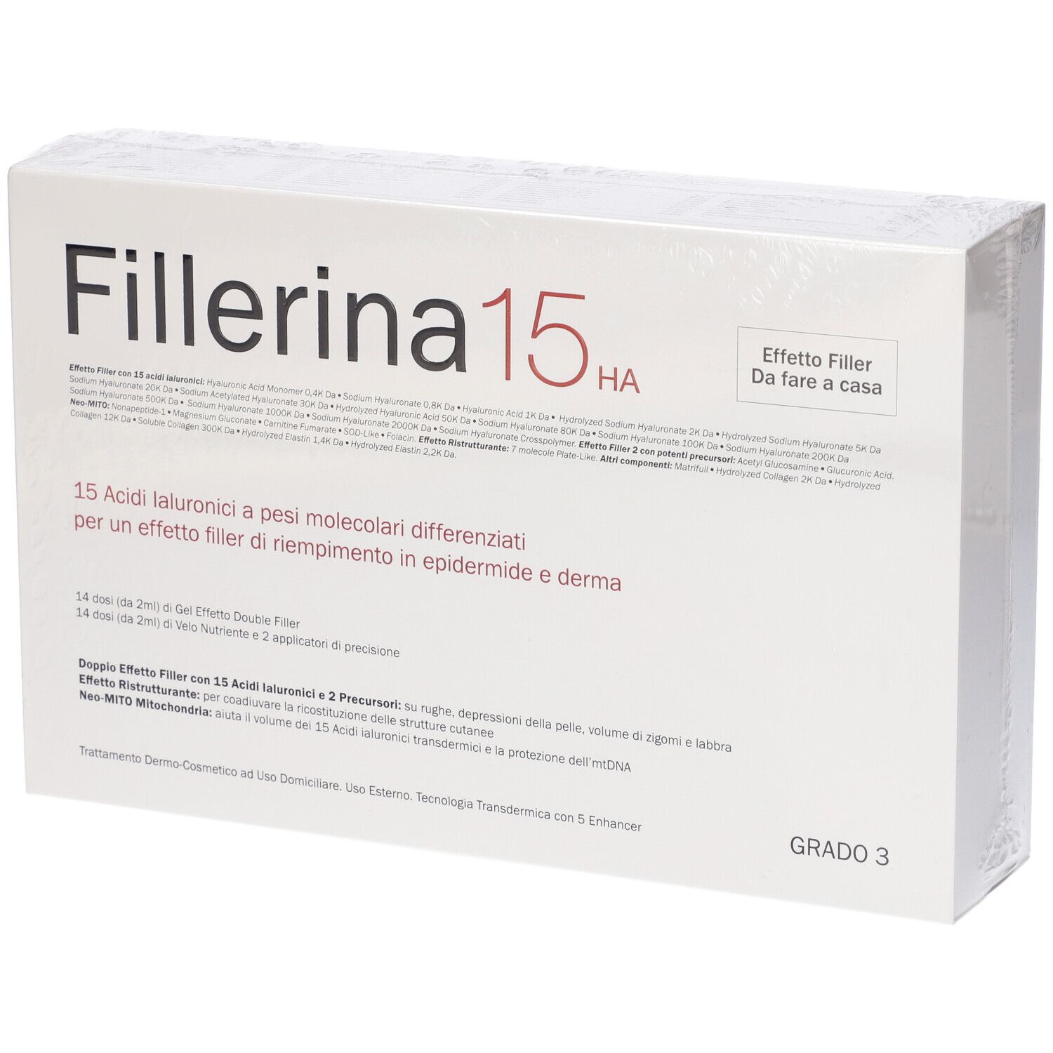 Fillerina 15 Ha Base Grado 3 Flacone 30+30 ml