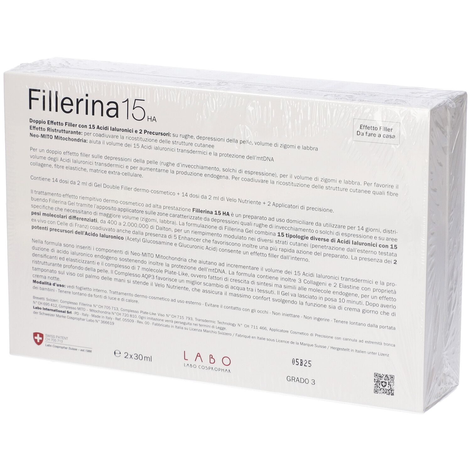 Fillerina 15 Ha Base Grado 3 Flacone 30+30 ml